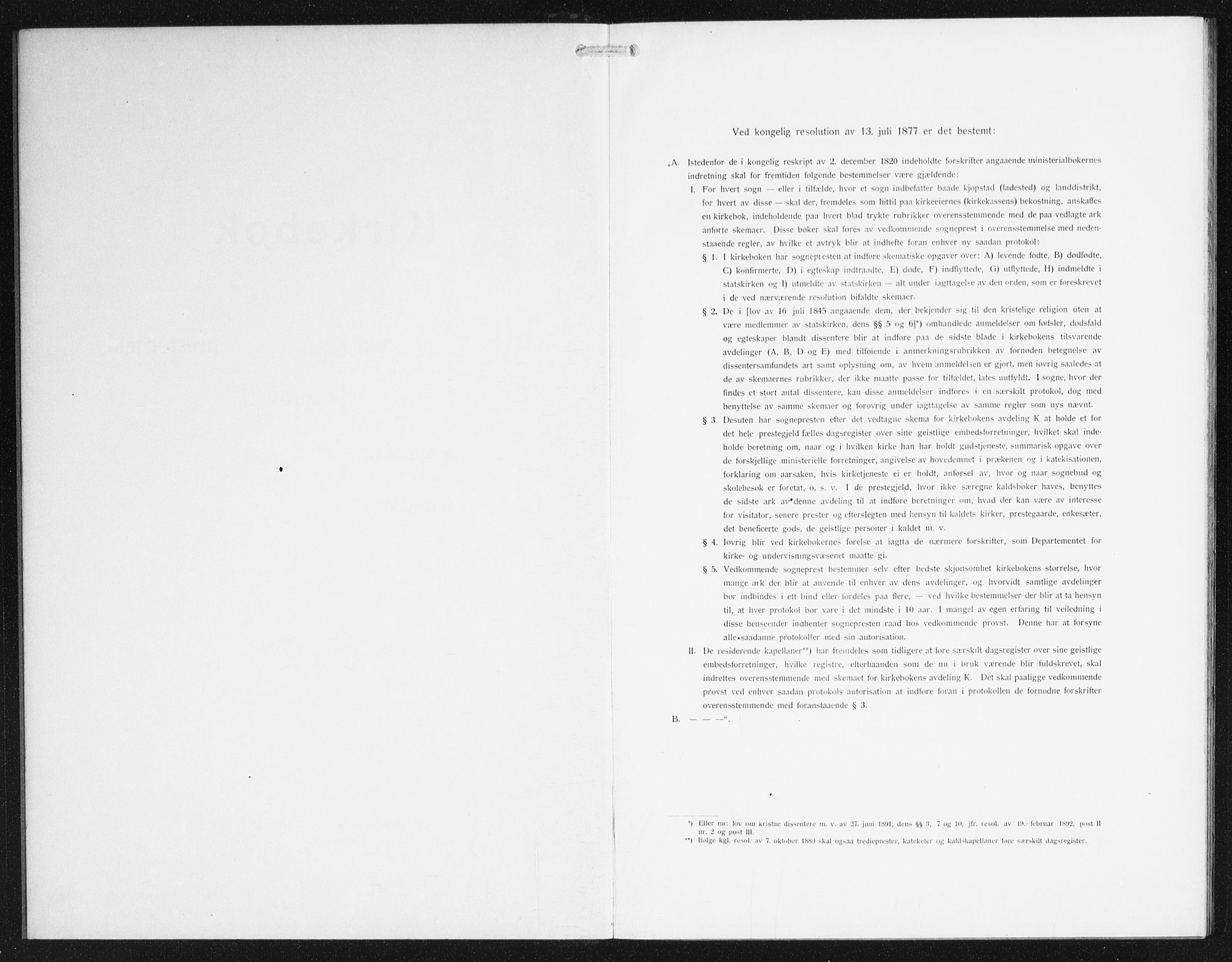 Domkirken sokneprestembete, SAB/A-74801/H/Haa/L0067: Residerende kapellans bok nr. A 5, 1915-1934