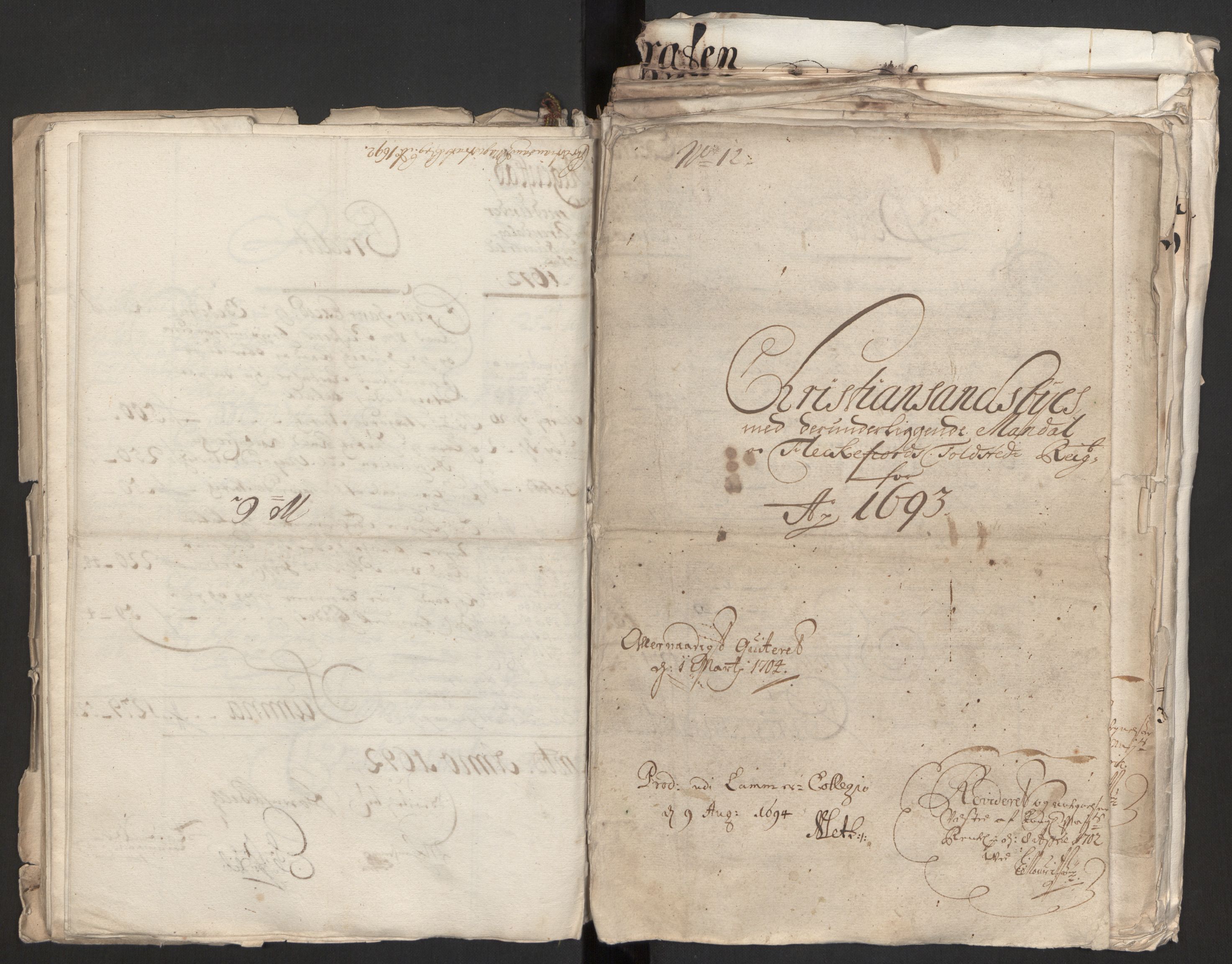 Rentekammeret inntil 1814, Reviderte regnskaper, Byregnskaper, AV/RA-EA-4066/R/Rm/L0258: [M1] Kontribusjonsregnskap, 1664-1700, s. 57
