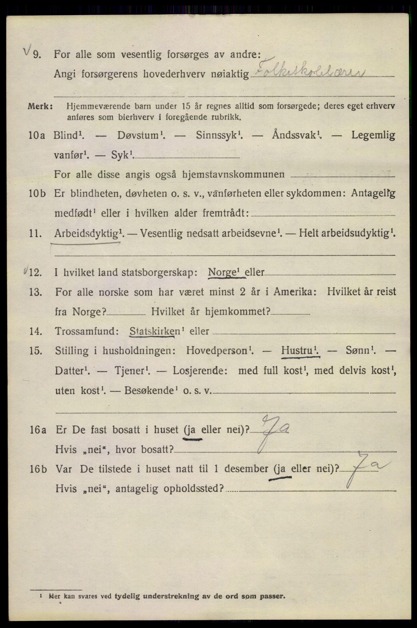 SAO, Folketelling 1920 for 0301 Kristiania kjøpstad, 1920, s. 307510