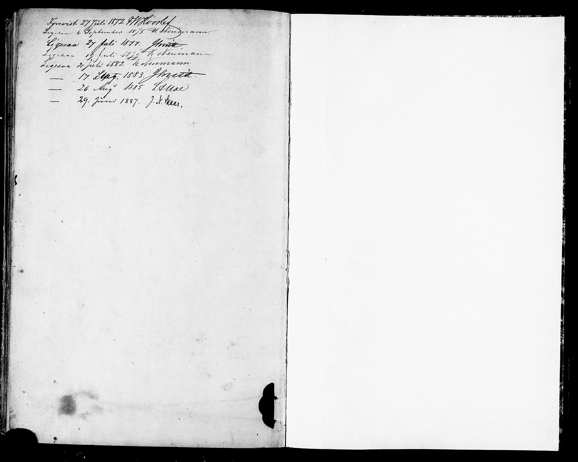 Ministerialprotokoller, klokkerbøker og fødselsregistre - Nordland, AV/SAT-A-1459/846/L0645: Ministerialbok nr. 846A03, 1872-1886