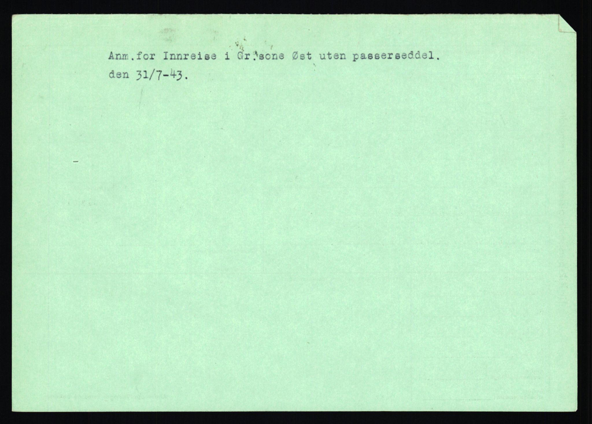 Statspolitiet - Hovedkontoret / Osloavdelingen, AV/RA-S-1329/C/Ca/L0012: Oanæs - Quistgaard	, 1943-1945, s. 3912