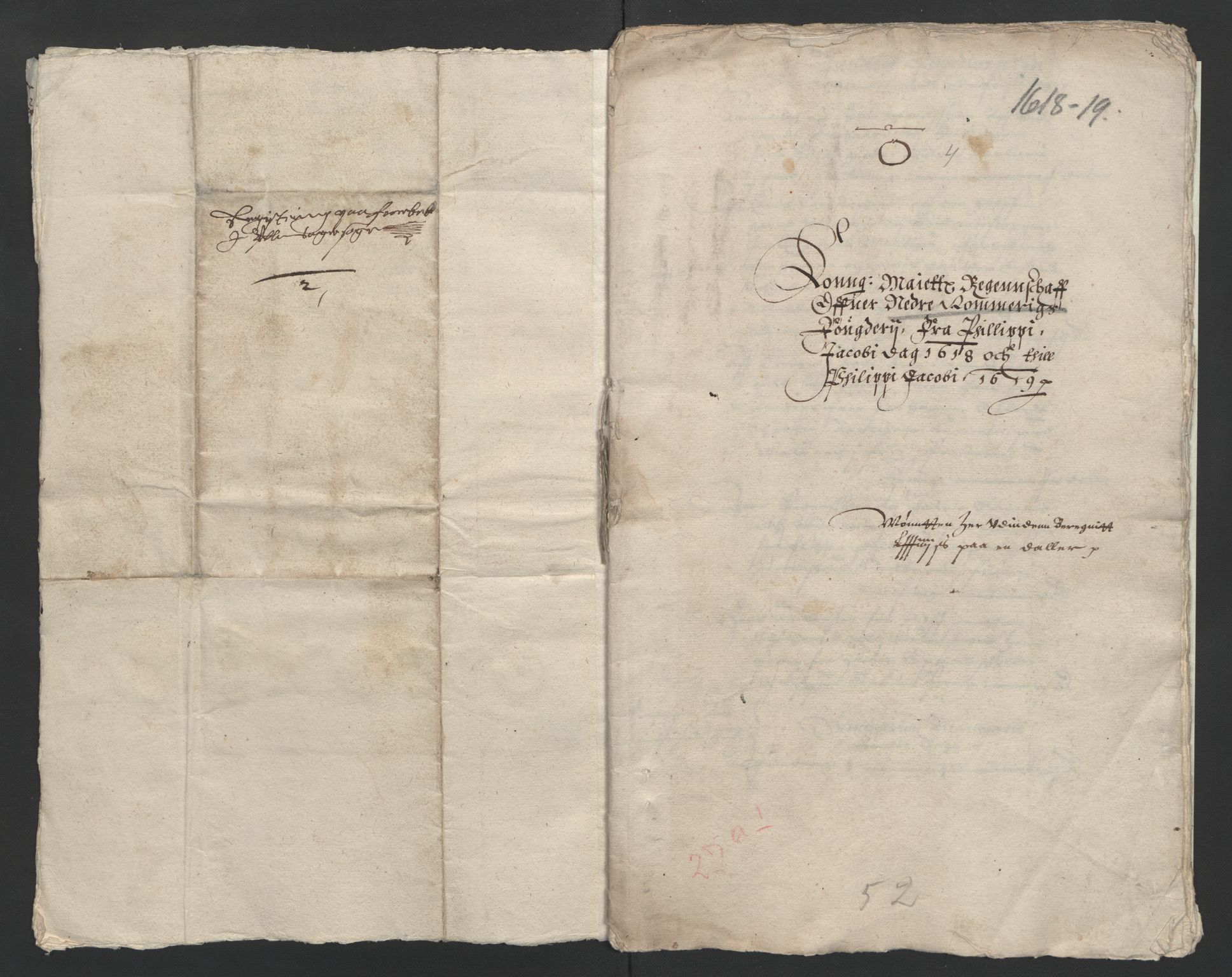 Rentekammeret inntil 1814, Reviderte regnskaper, Lensregnskaper, RA/EA-5023/R/Rb/Rba/L0047: Akershus len, 1618-1619
