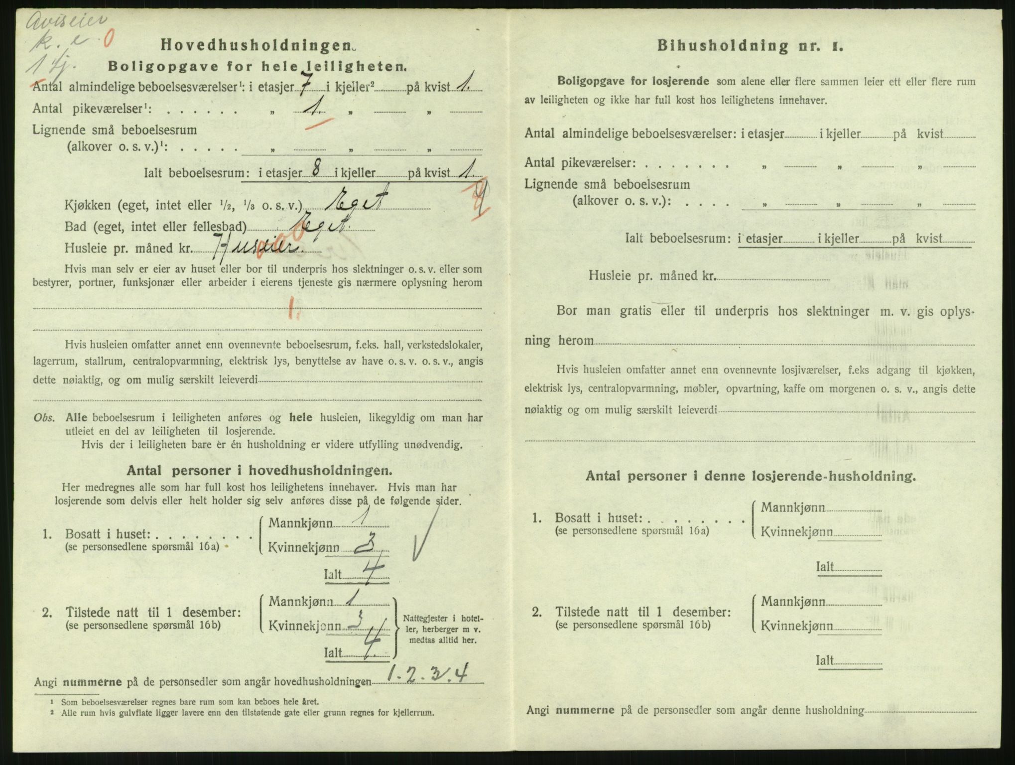 SAH, Folketelling 1920 for 0501 Lillehammer kjøpstad, 1920, s. 1595