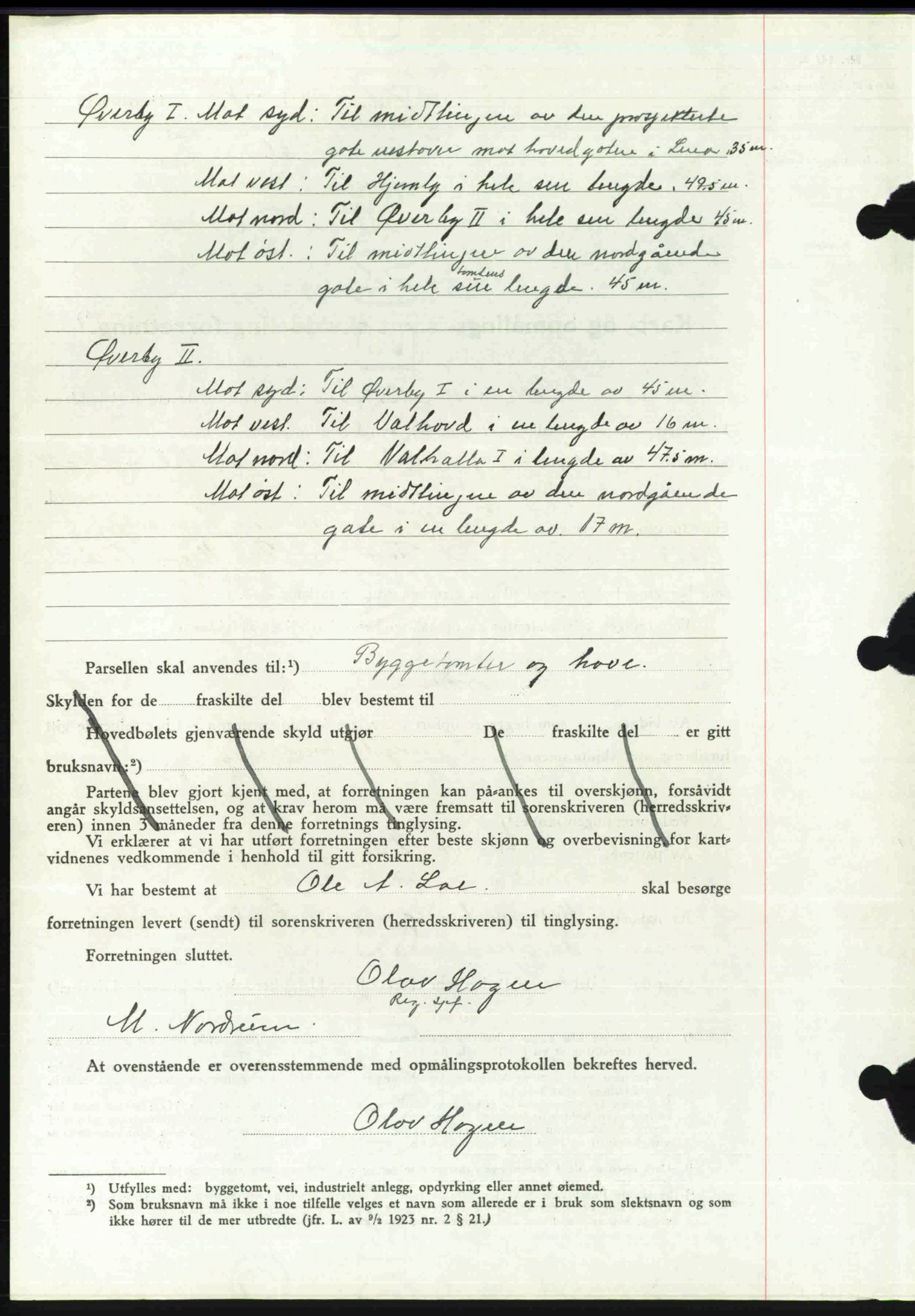 Toten tingrett, AV/SAH-TING-006/H/Hb/Hbc/L0004: Pantebok nr. Hbc-04, 1938-1938, Dagboknr: 2244/1938