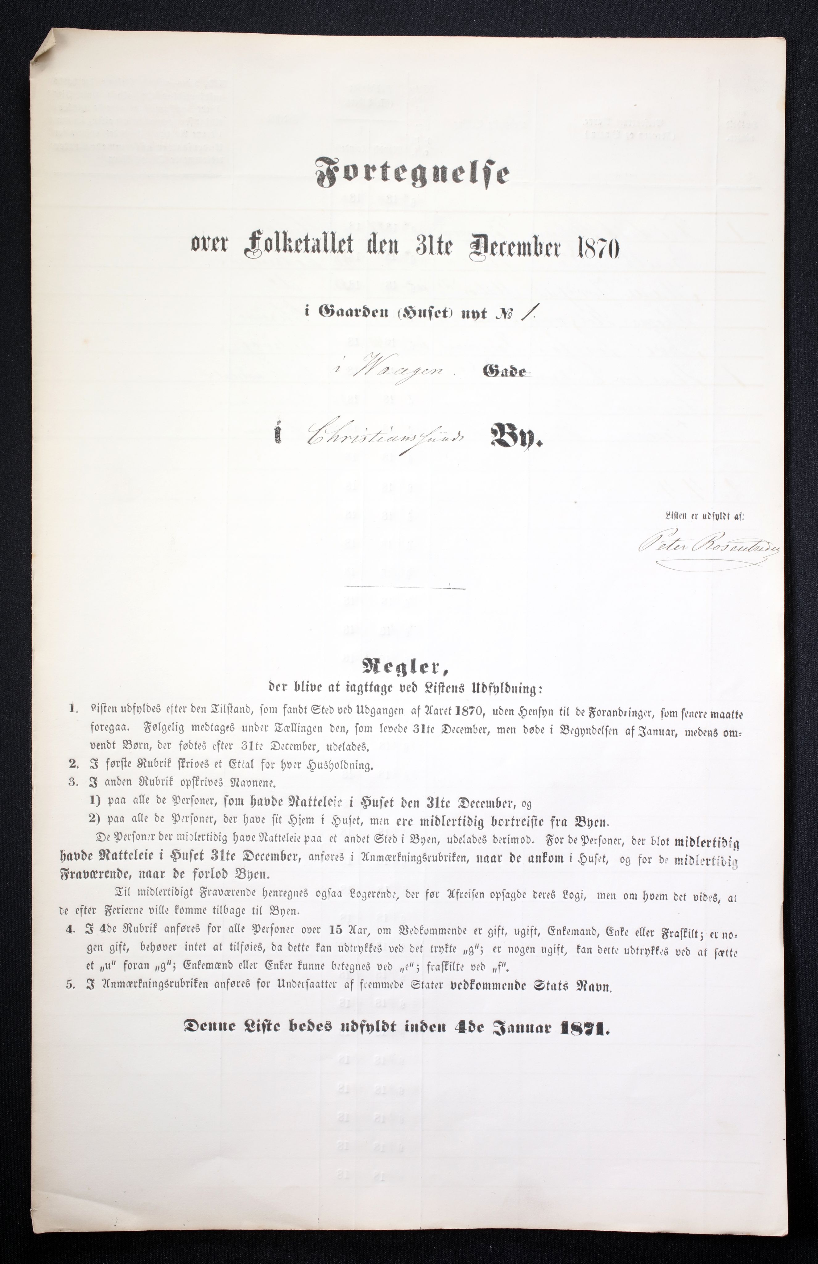 RA, Folketelling 1870 for 1503 Kristiansund kjøpstad, 1870, s. 3