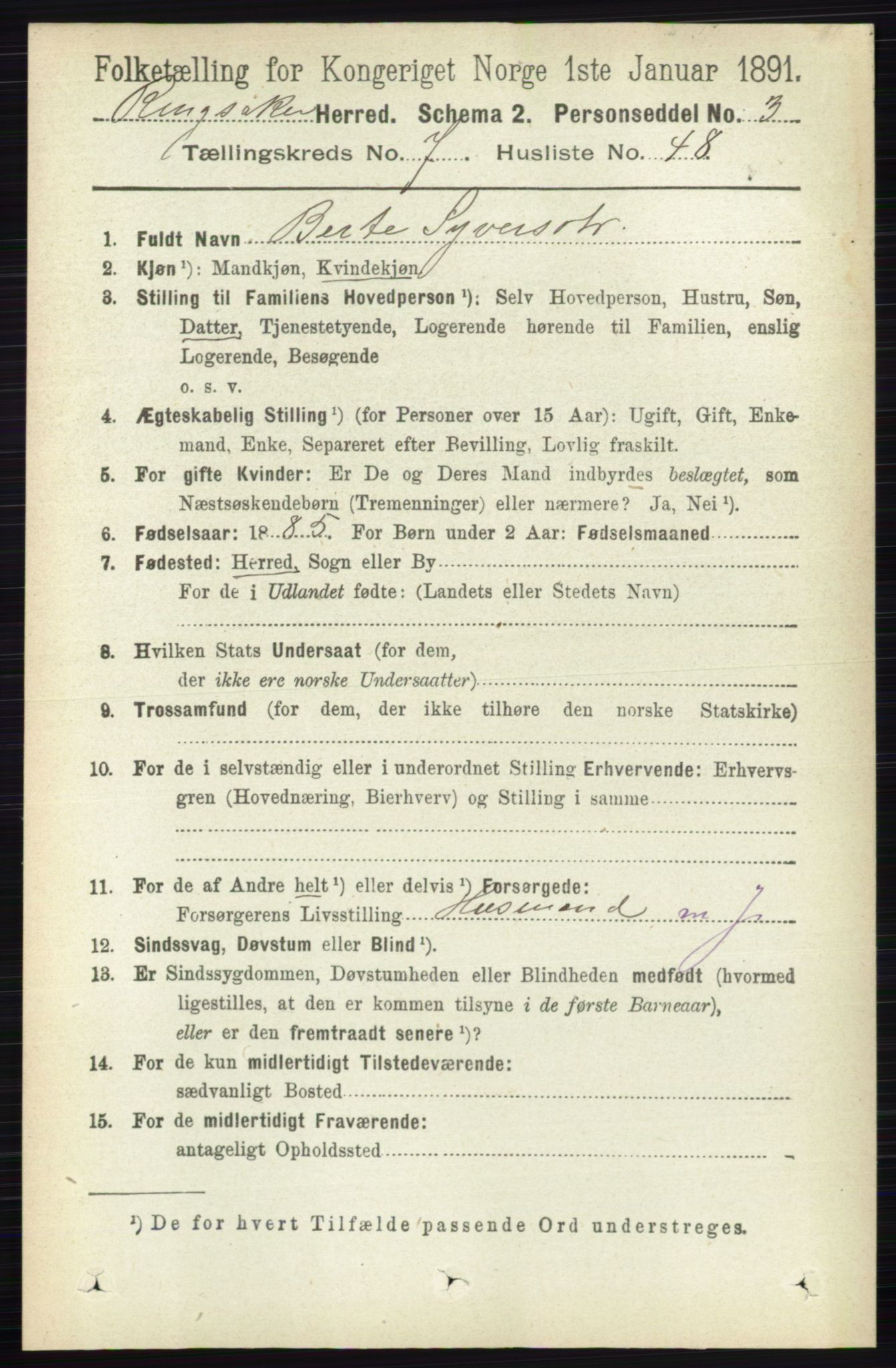 RA, Folketelling 1891 for 0412 Ringsaker herred, 1891, s. 4221