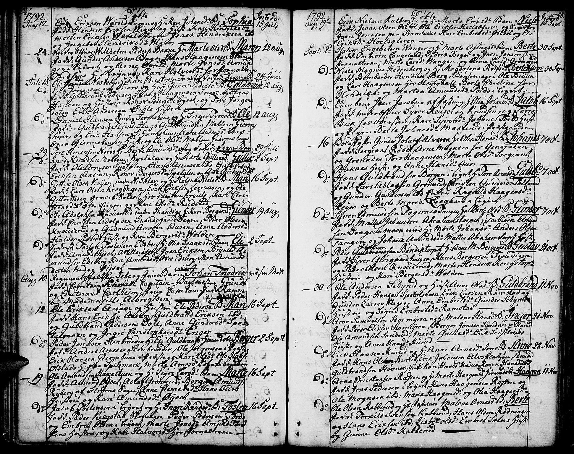 Vinger prestekontor, AV/SAH-PREST-024/H/Ha/Haa/L0005: Ministerialbok nr. 5, 1772-1813, s. 58