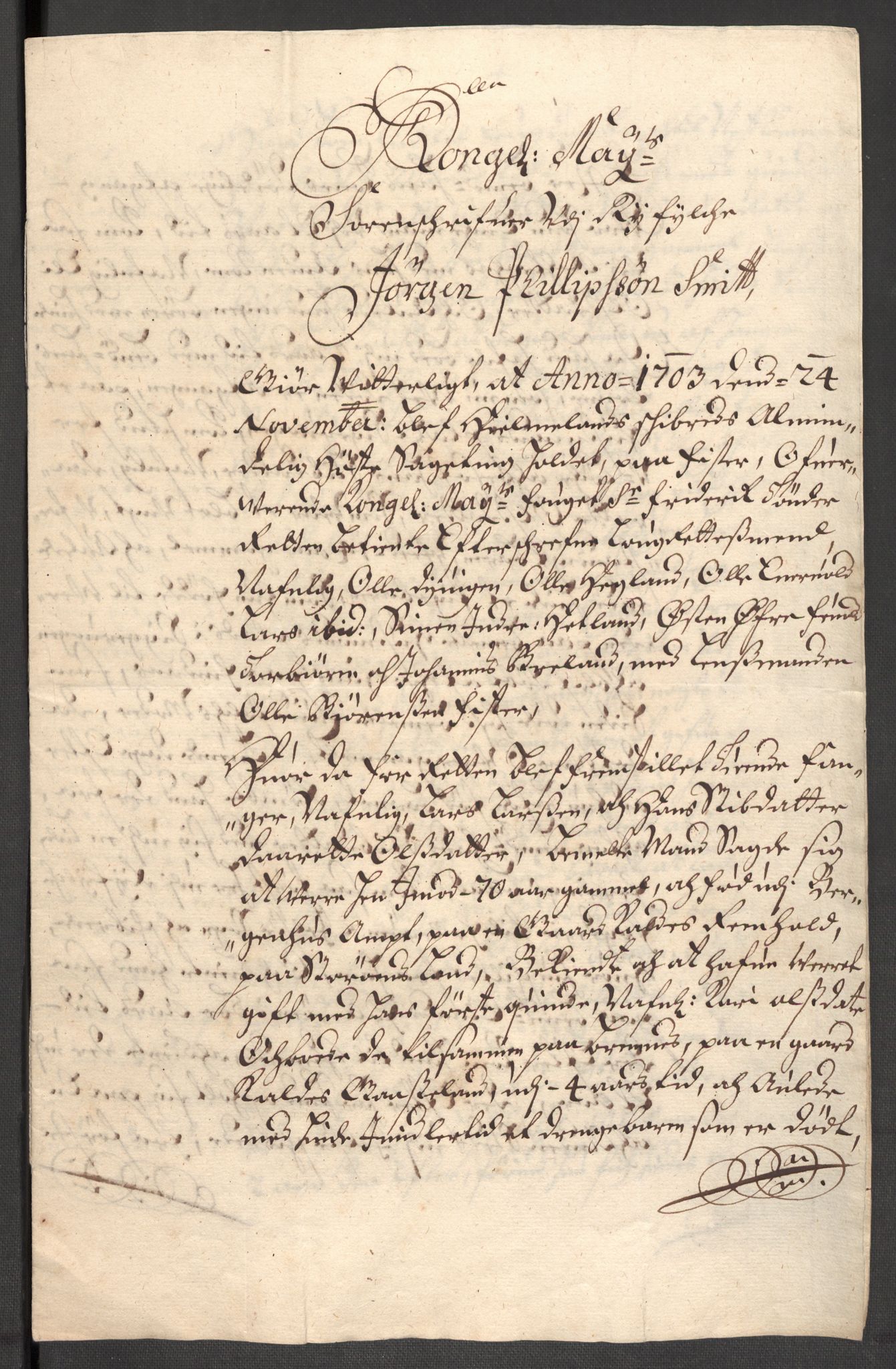 Rentekammeret inntil 1814, Reviderte regnskaper, Fogderegnskap, RA/EA-4092/R47/L2860: Fogderegnskap Ryfylke, 1703-1705, s. 256