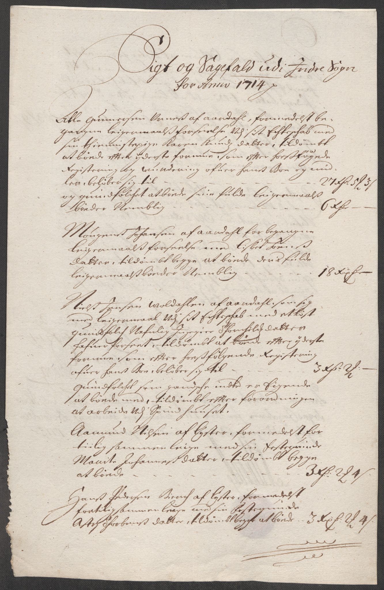 Rentekammeret inntil 1814, Reviderte regnskaper, Fogderegnskap, AV/RA-EA-4092/R52/L3319: Fogderegnskap Sogn, 1713-1714, s. 821