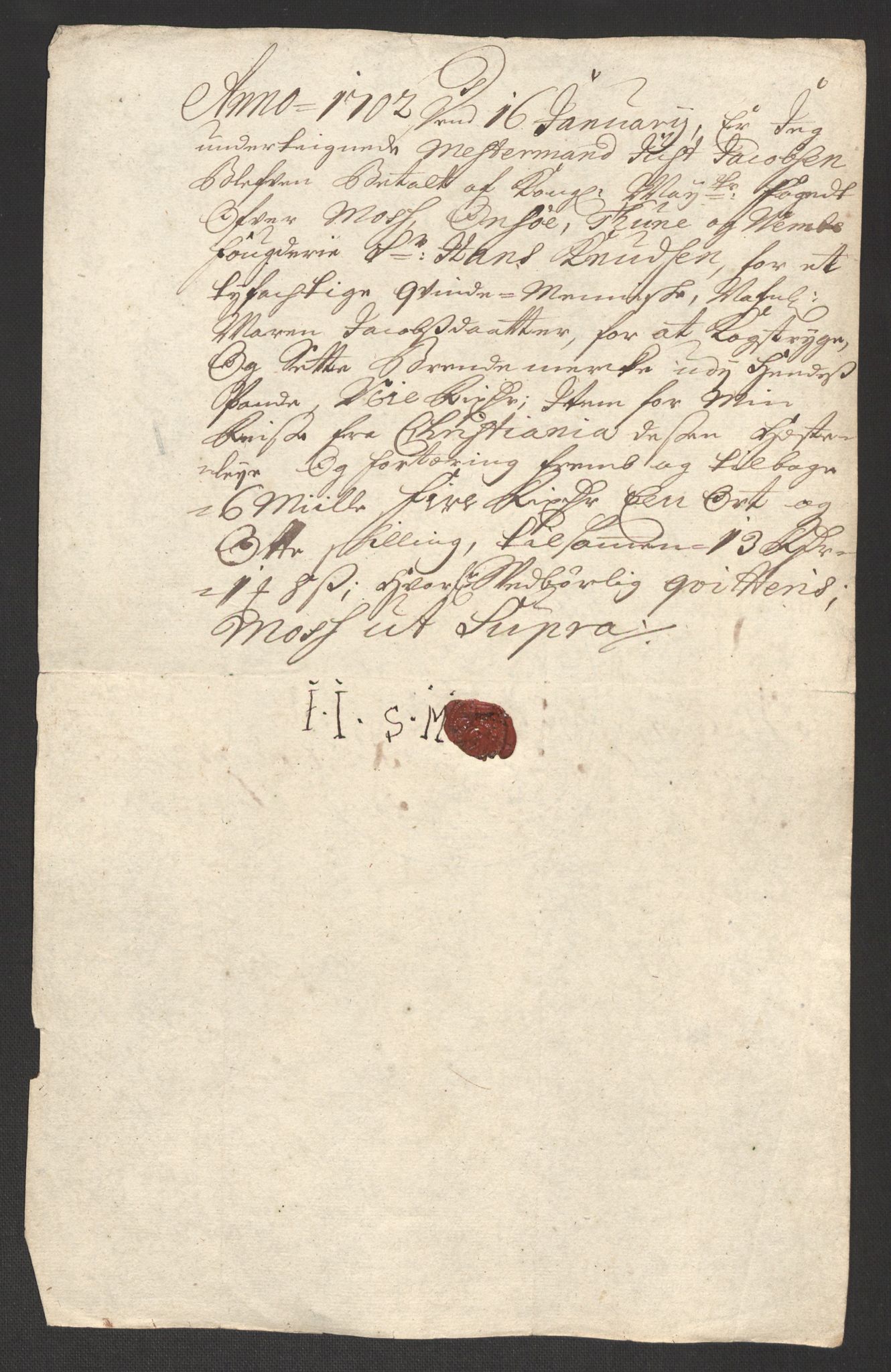 Rentekammeret inntil 1814, Reviderte regnskaper, Fogderegnskap, RA/EA-4092/R04/L0131: Fogderegnskap Moss, Onsøy, Tune, Veme og Åbygge, 1702, s. 247