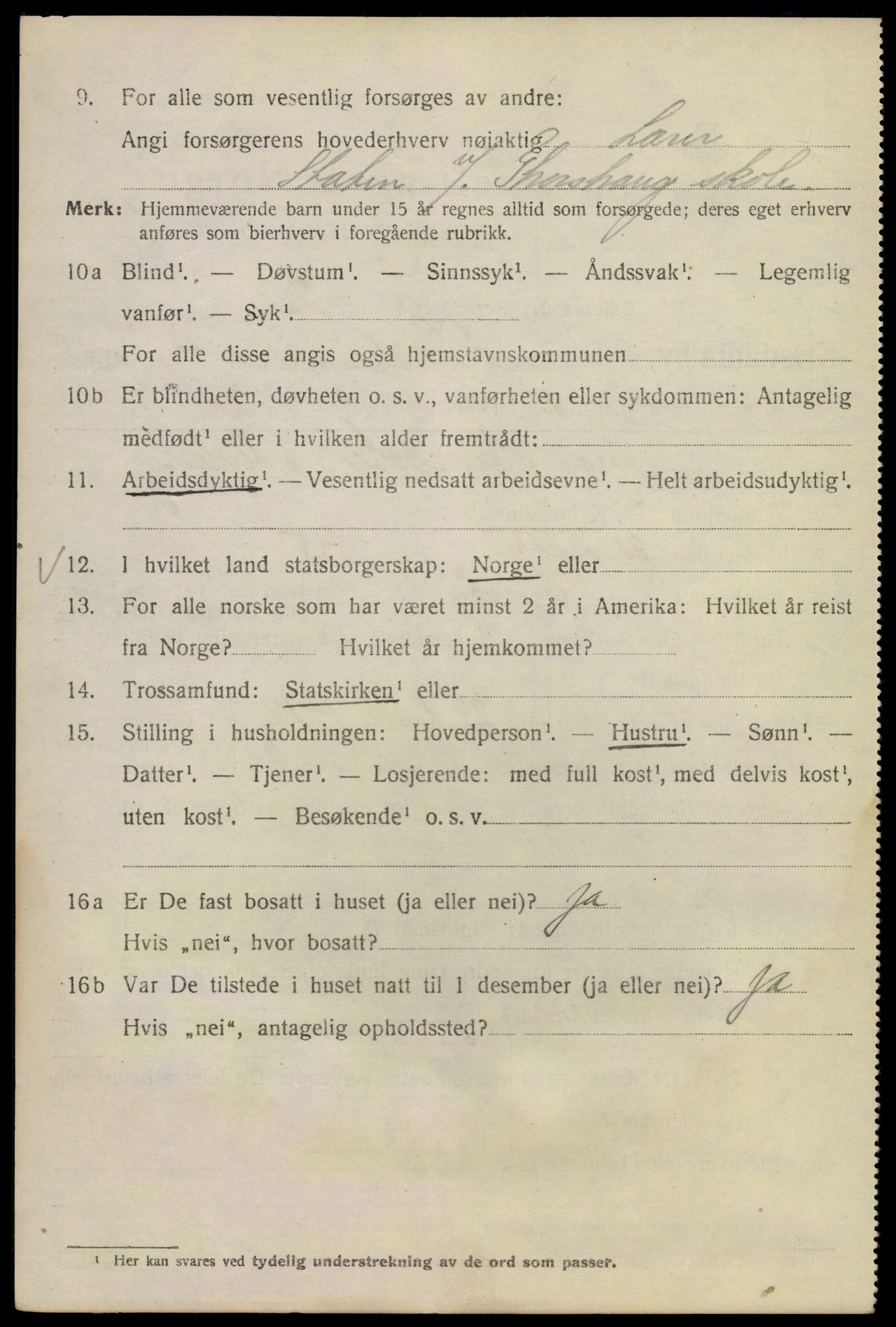 SAO, Folketelling 1920 for 0301 Kristiania kjøpstad, 1920, s. 593348