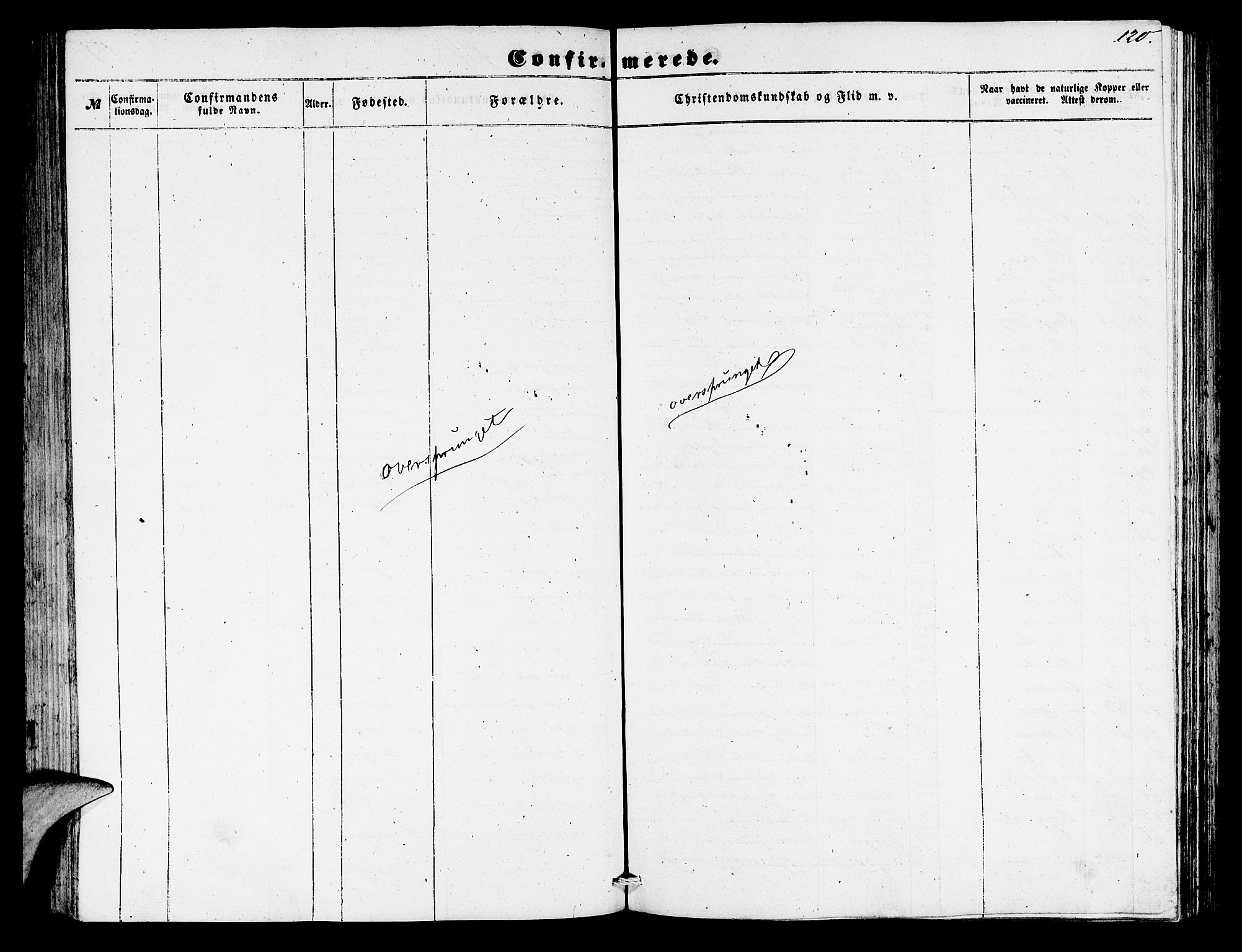 Hosanger sokneprestembete, AV/SAB-A-75801/H/Hab: Klokkerbok nr. A 2, 1857-1881, s. 120