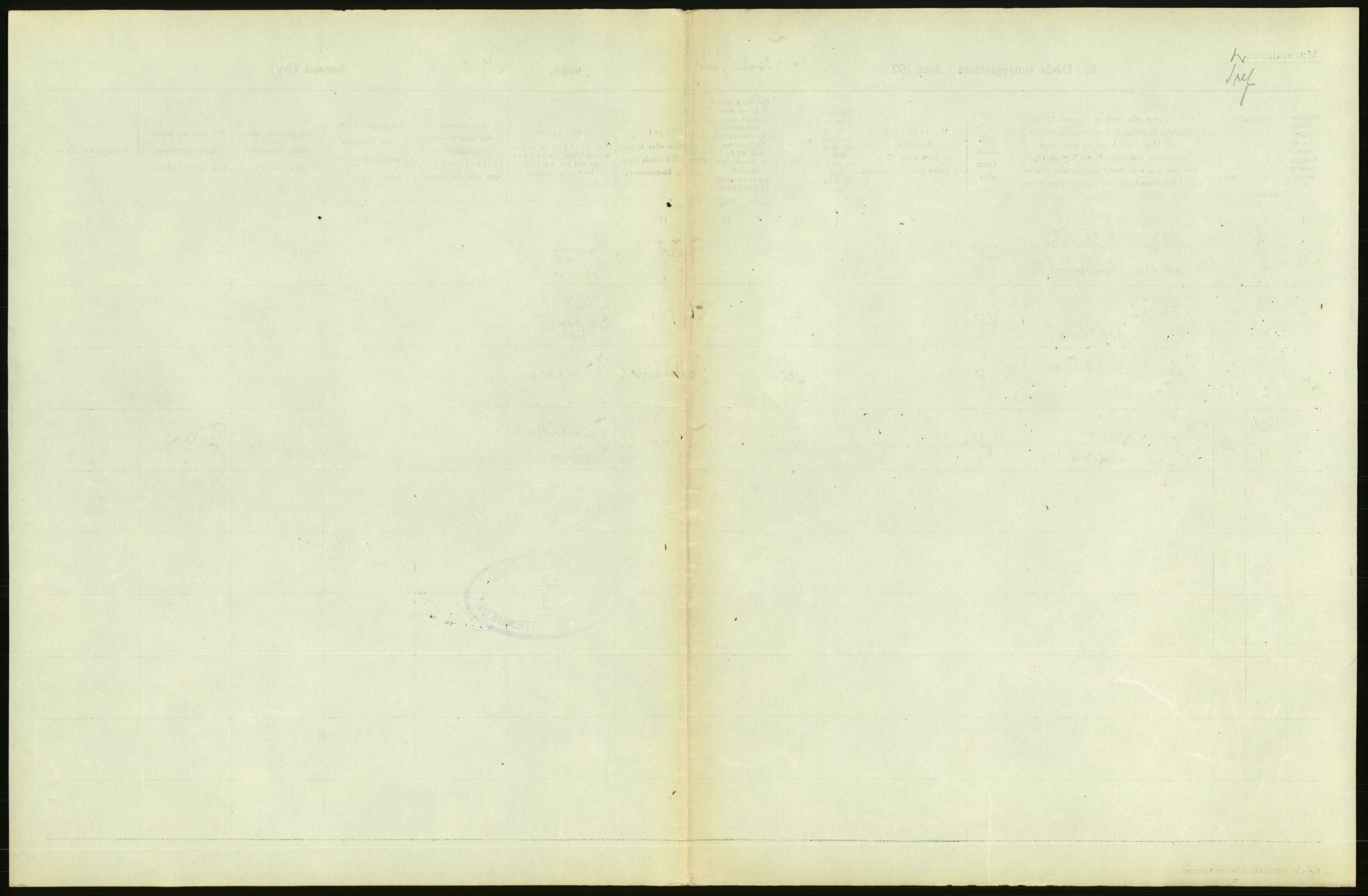 Statistisk sentralbyrå, Sosiodemografiske emner, Befolkning, AV/RA-S-2228/D/Df/Dfc/Dfcf/L0009: Oslo: Døde menn, 1926, s. 93