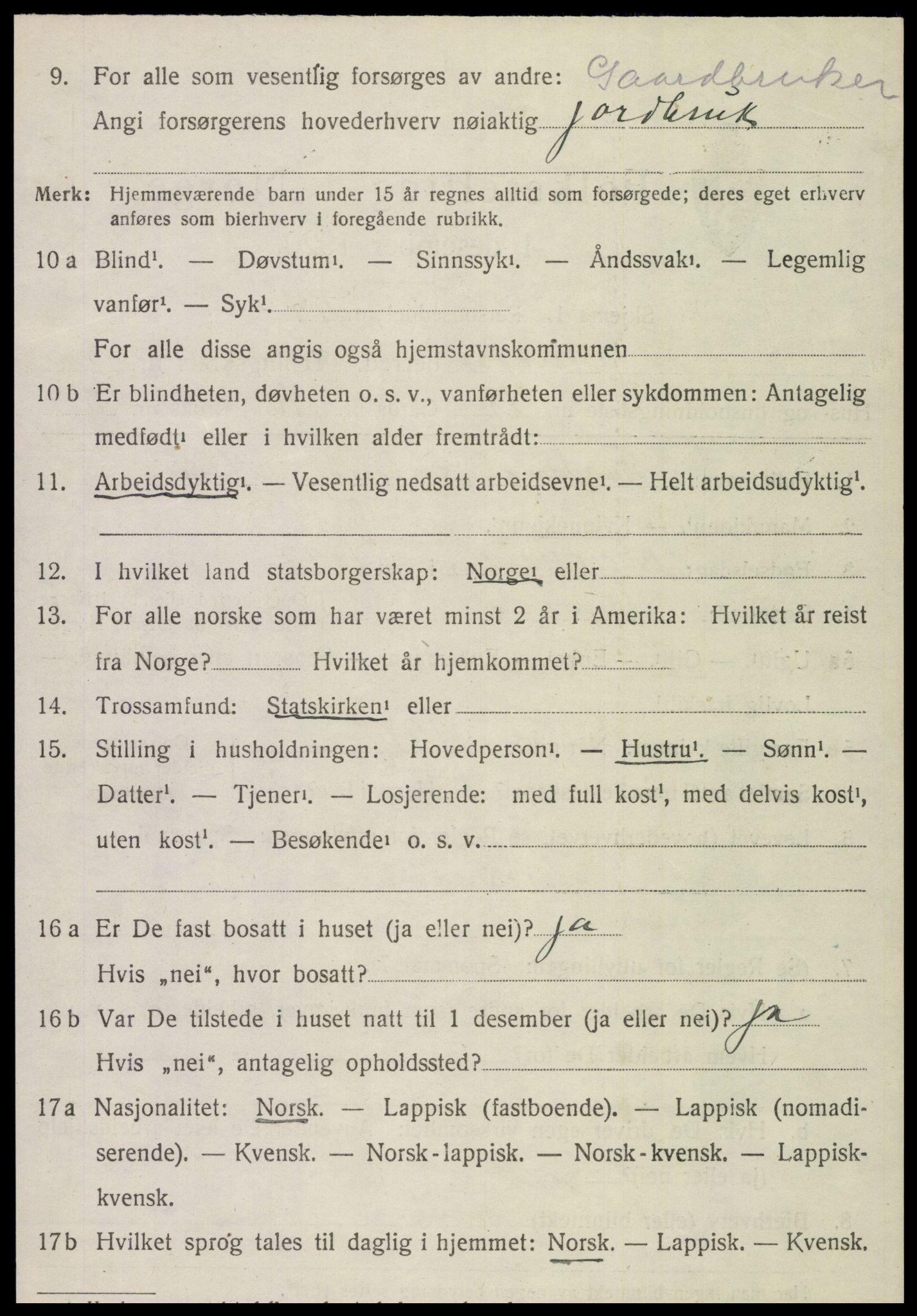 SAT, Folketelling 1920 for 1736 Snåsa herred, 1920, s. 3395