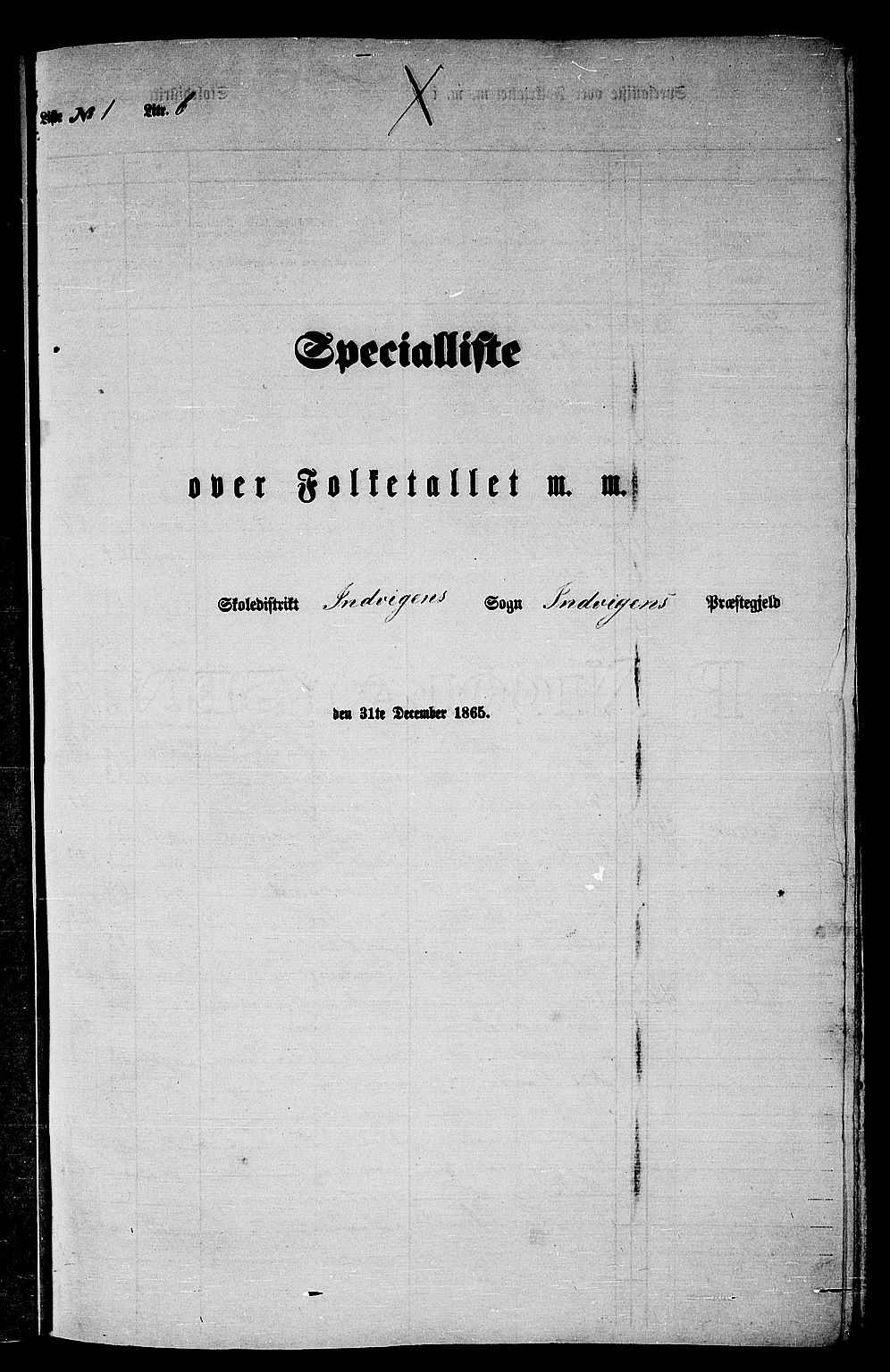 RA, Folketelling 1865 for 1447P Innvik prestegjeld, 1865, s. 24