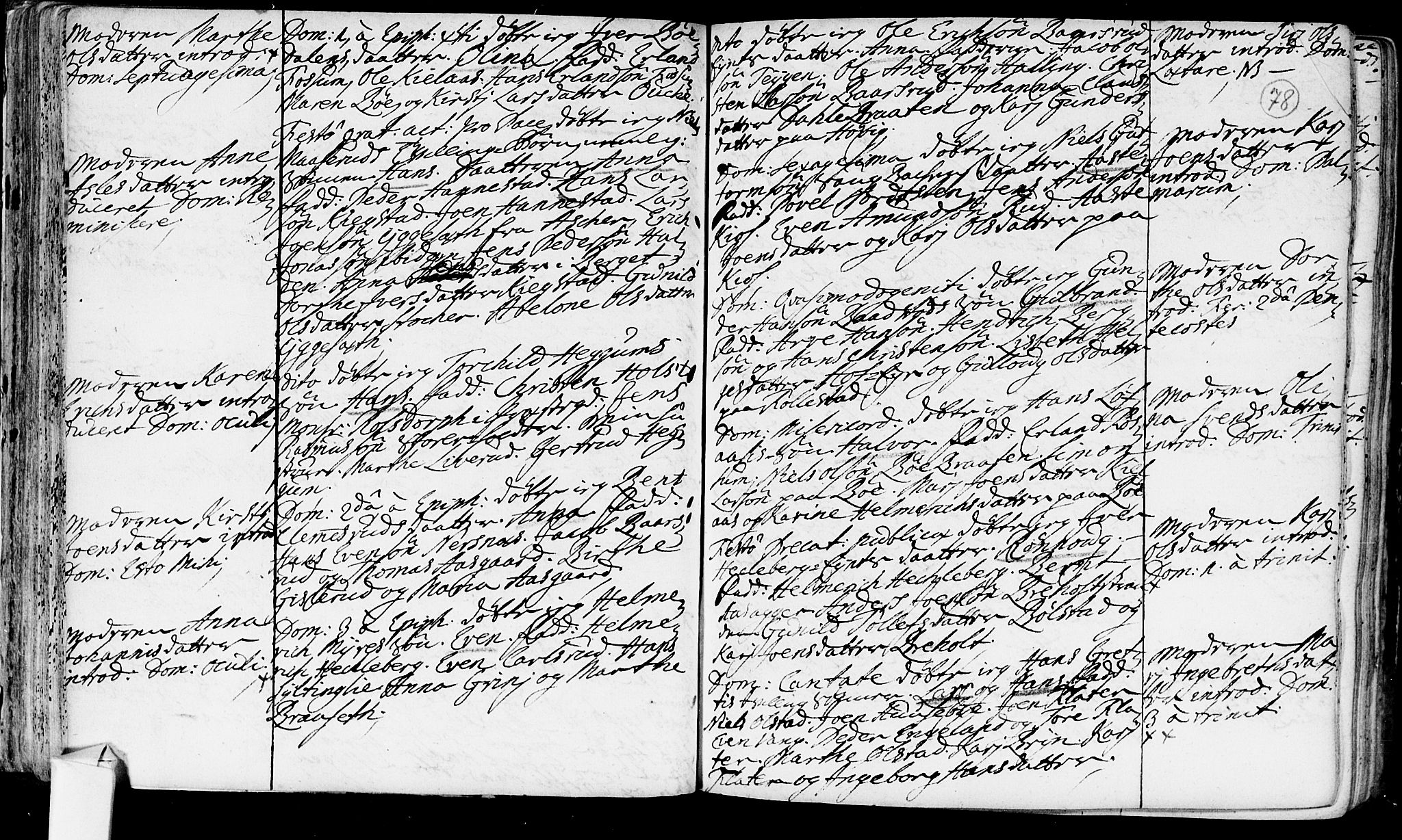 Røyken kirkebøker, SAKO/A-241/F/Fa/L0002: Ministerialbok nr. 2, 1731-1782, s. 78