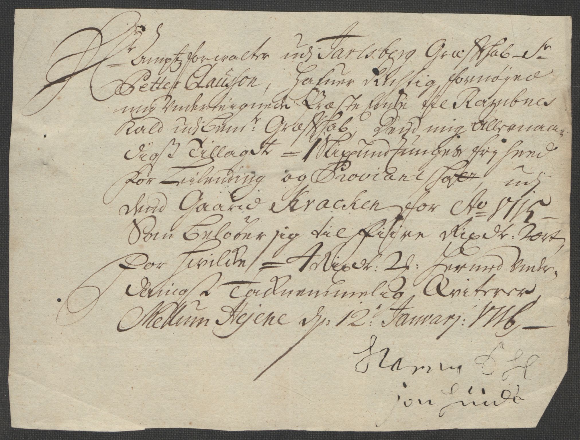 Rentekammeret inntil 1814, Reviderte regnskaper, Fogderegnskap, RA/EA-4092/R32/L1879: Fogderegnskap Jarlsberg grevskap, 1714-1715, s. 463