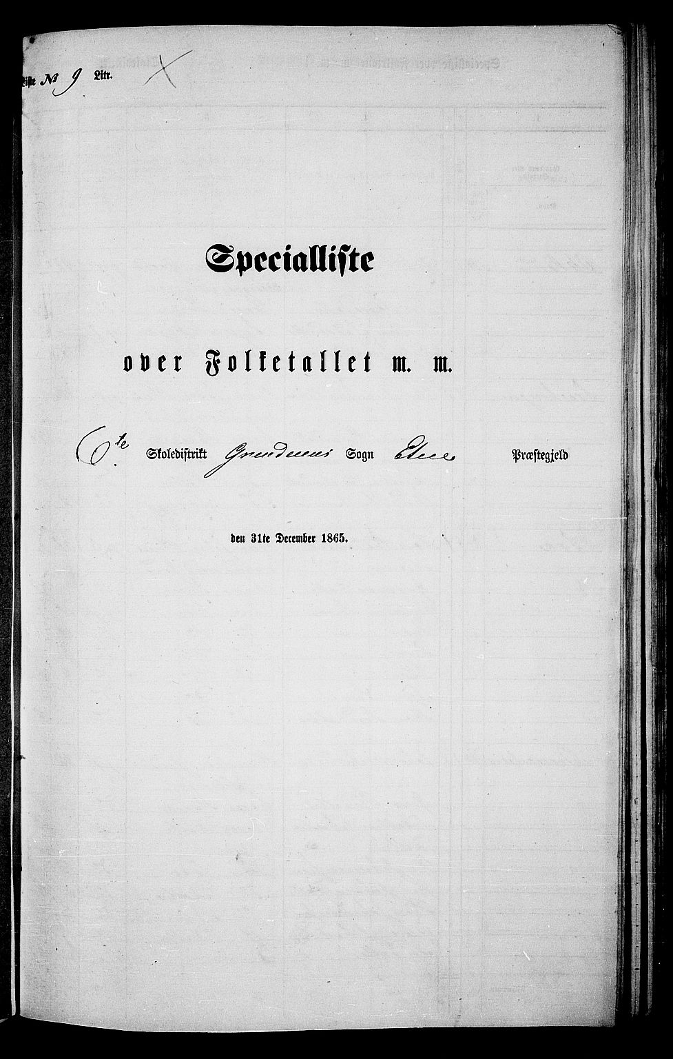 RA, Folketelling 1865 for 1211P Etne prestegjeld, 1865, s. 94