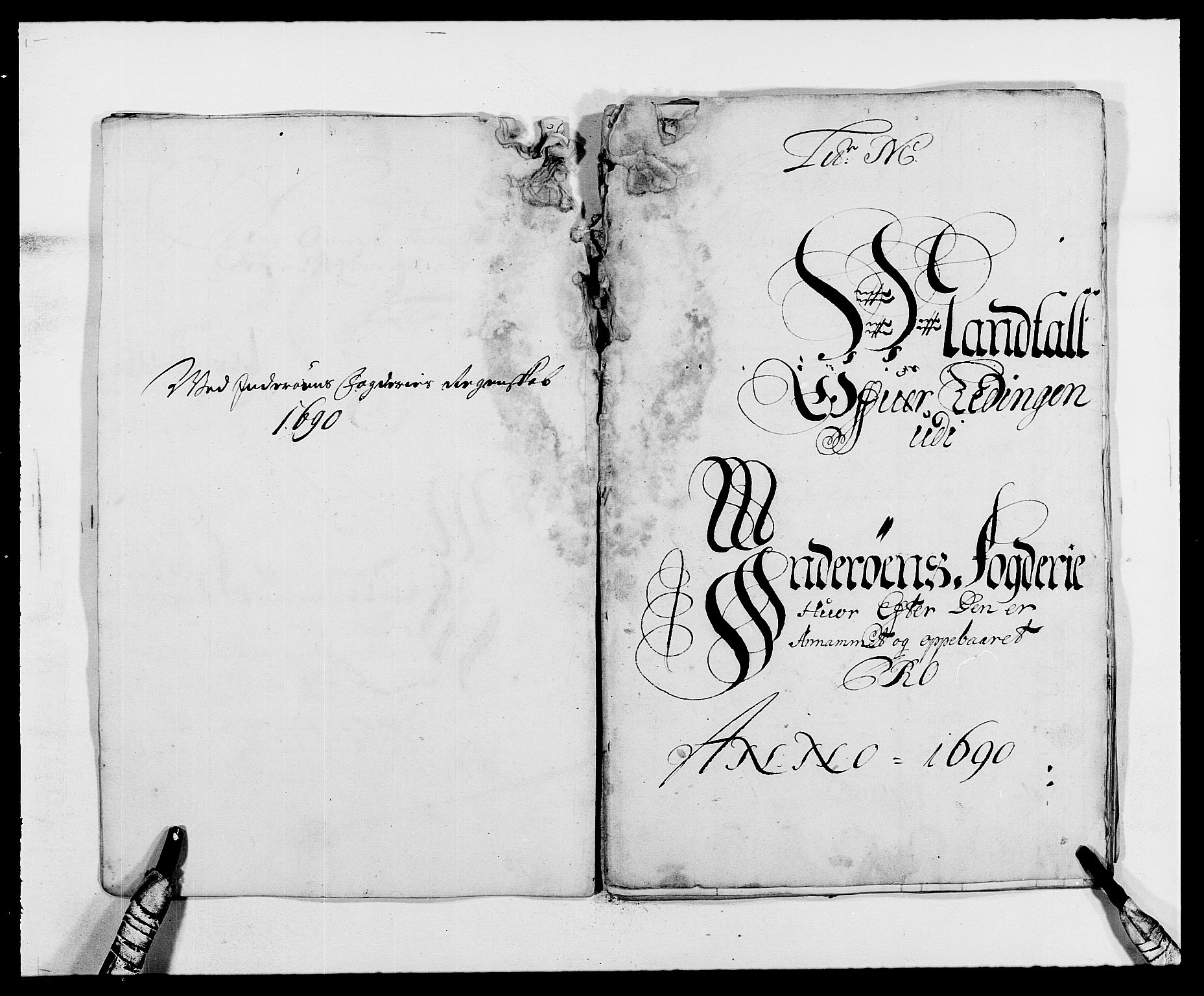 Rentekammeret inntil 1814, Reviderte regnskaper, Fogderegnskap, AV/RA-EA-4092/R63/L4307: Fogderegnskap Inderøy, 1690-1691, s. 155