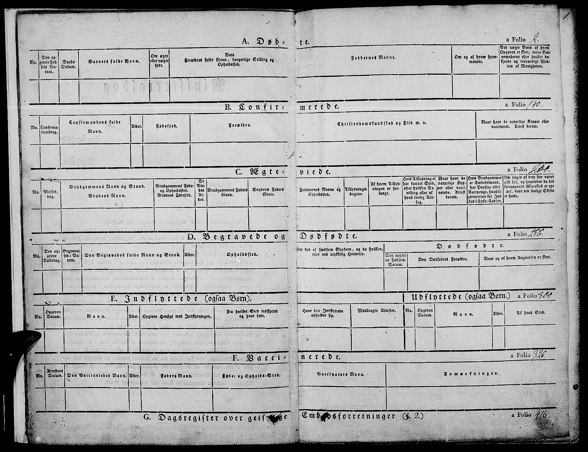 Land prestekontor, AV/SAH-PREST-120/H/Ha/Haa/L0008: Ministerialbok nr. 8, 1830-1846