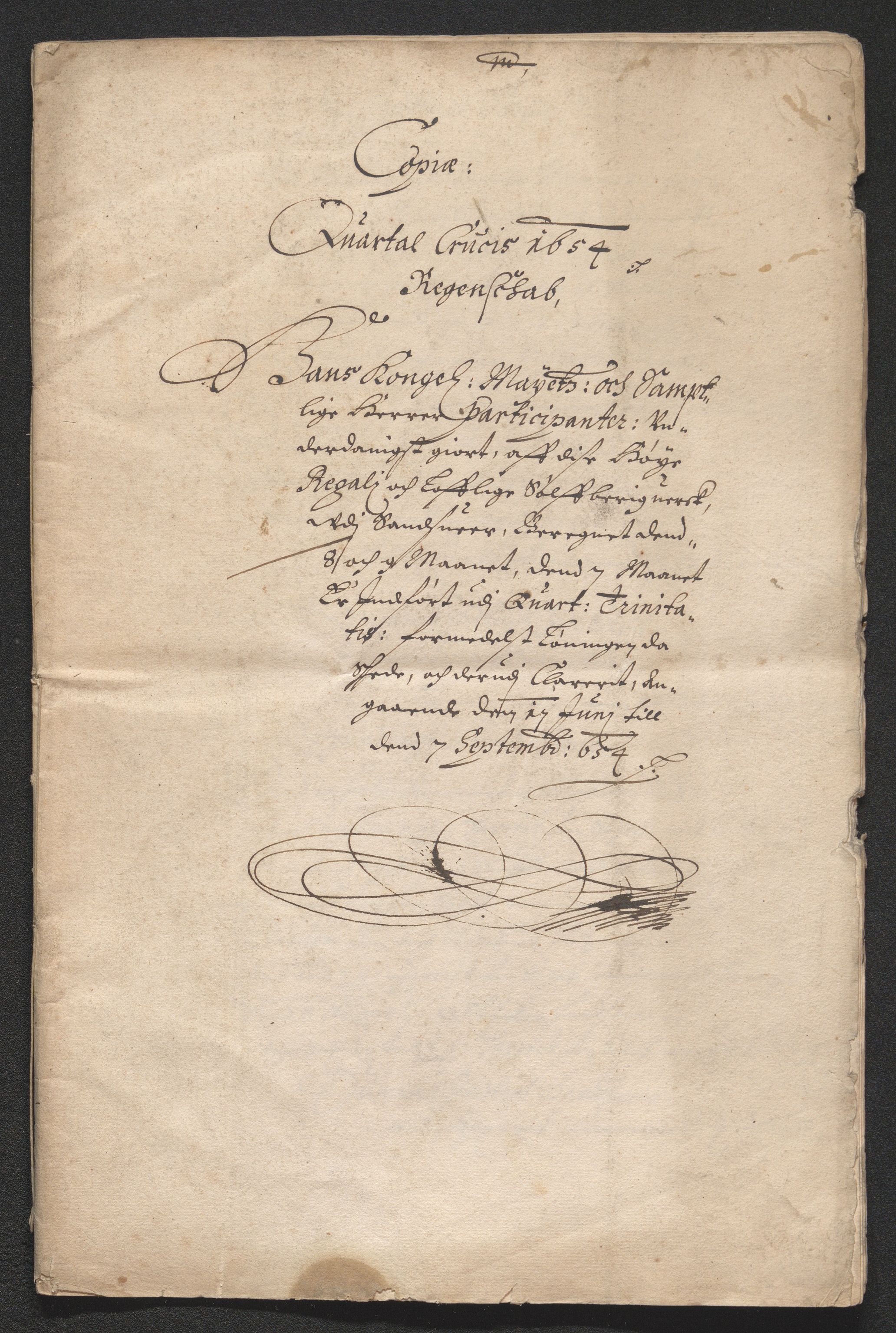 Kongsberg Sølvverk 1623-1816, AV/SAKO-EA-3135/001/D/Dc/Dcd/L0034: Utgiftsregnskap for gruver m.m. , 1651-1659, s. 280