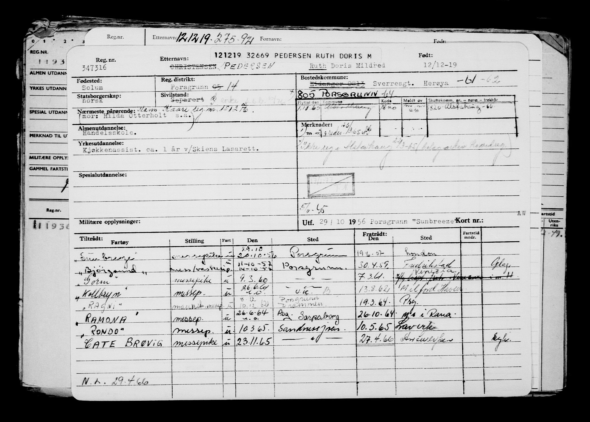 Direktoratet for sjømenn, AV/RA-S-3545/G/Gb/L0174: Hovedkort, 1919, s. 561