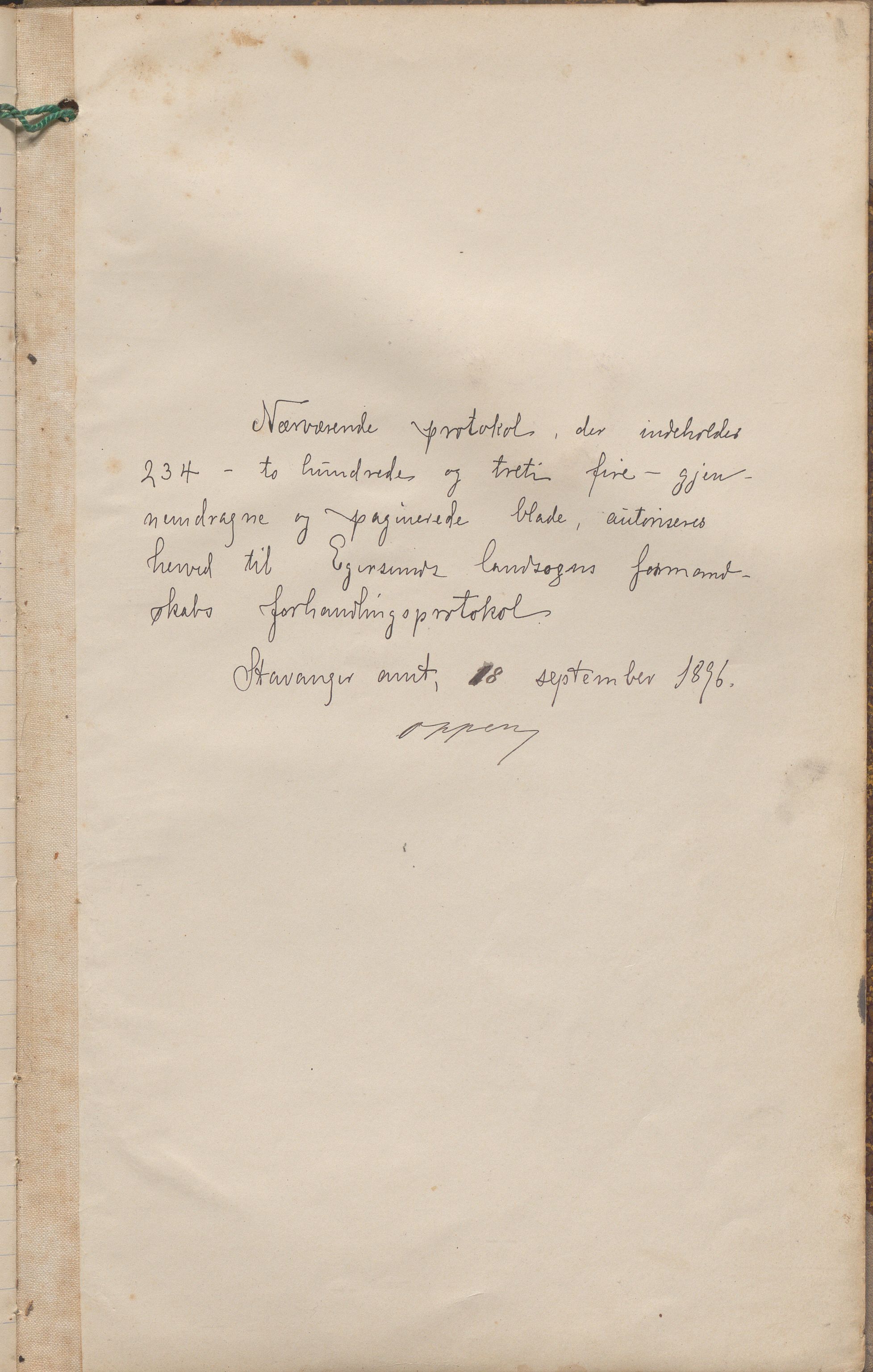 Eigersund kommune (Herredet) - Formannskapet, IKAR/K-100447/A/Aa/L0004: Møtebok, 1897-1907