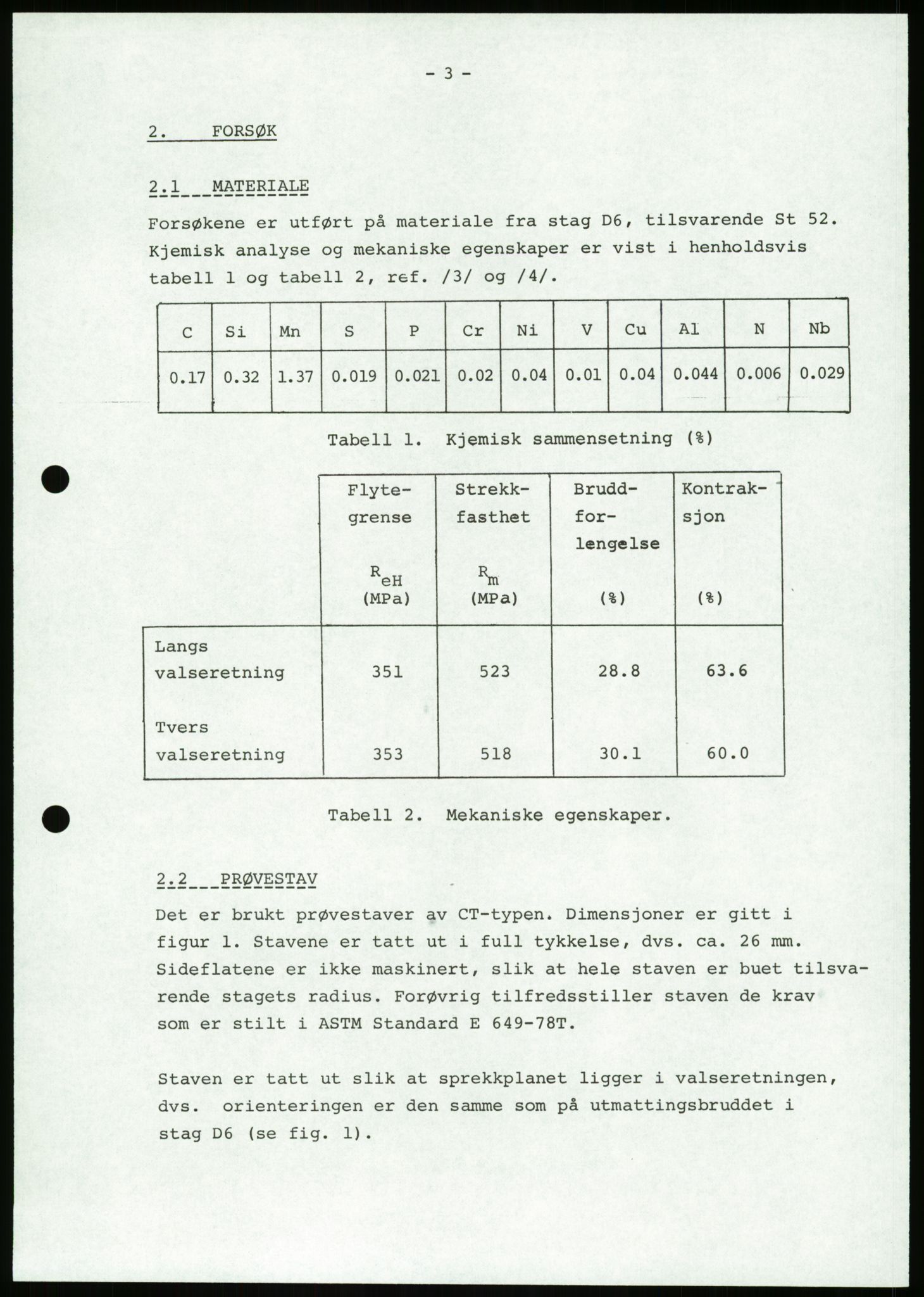 Justisdepartementet, Granskningskommisjonen ved Alexander Kielland-ulykken 27.3.1980, RA/S-1165/D/L0023: Æ Øvrige Pentagone-rigger (Doku.liste + Æ1-Æ2, Æ4 av 4  - Æ3 mangler)/ ALK - SINTEF-undersøkelse av bruddflater og materialer (STF01 F80008), 1980-1981, s. 246