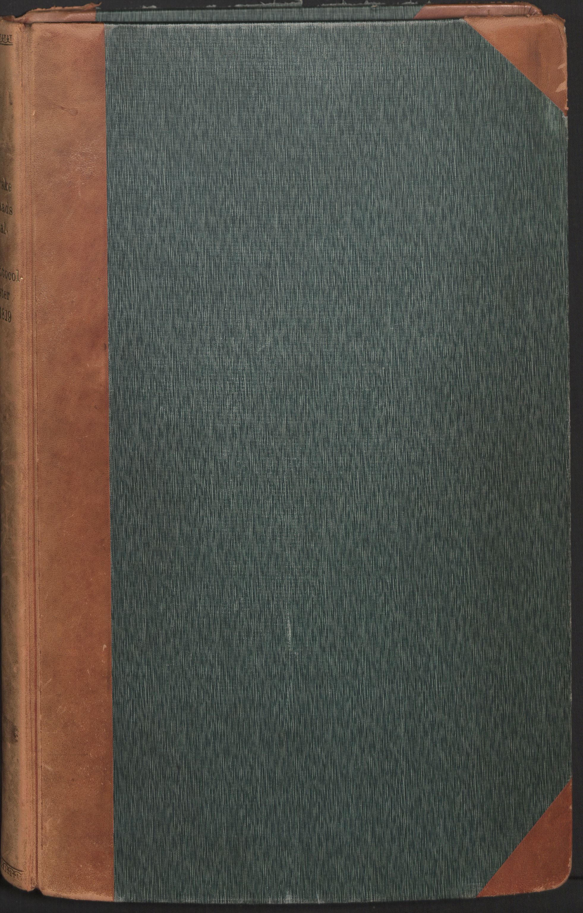 Statsrådsavdelingen i Stockholm, RA/S-1003/C/Ca/L0000: Det norske Statsraads Journal- og Hovedprotokollregister, 1814-1819