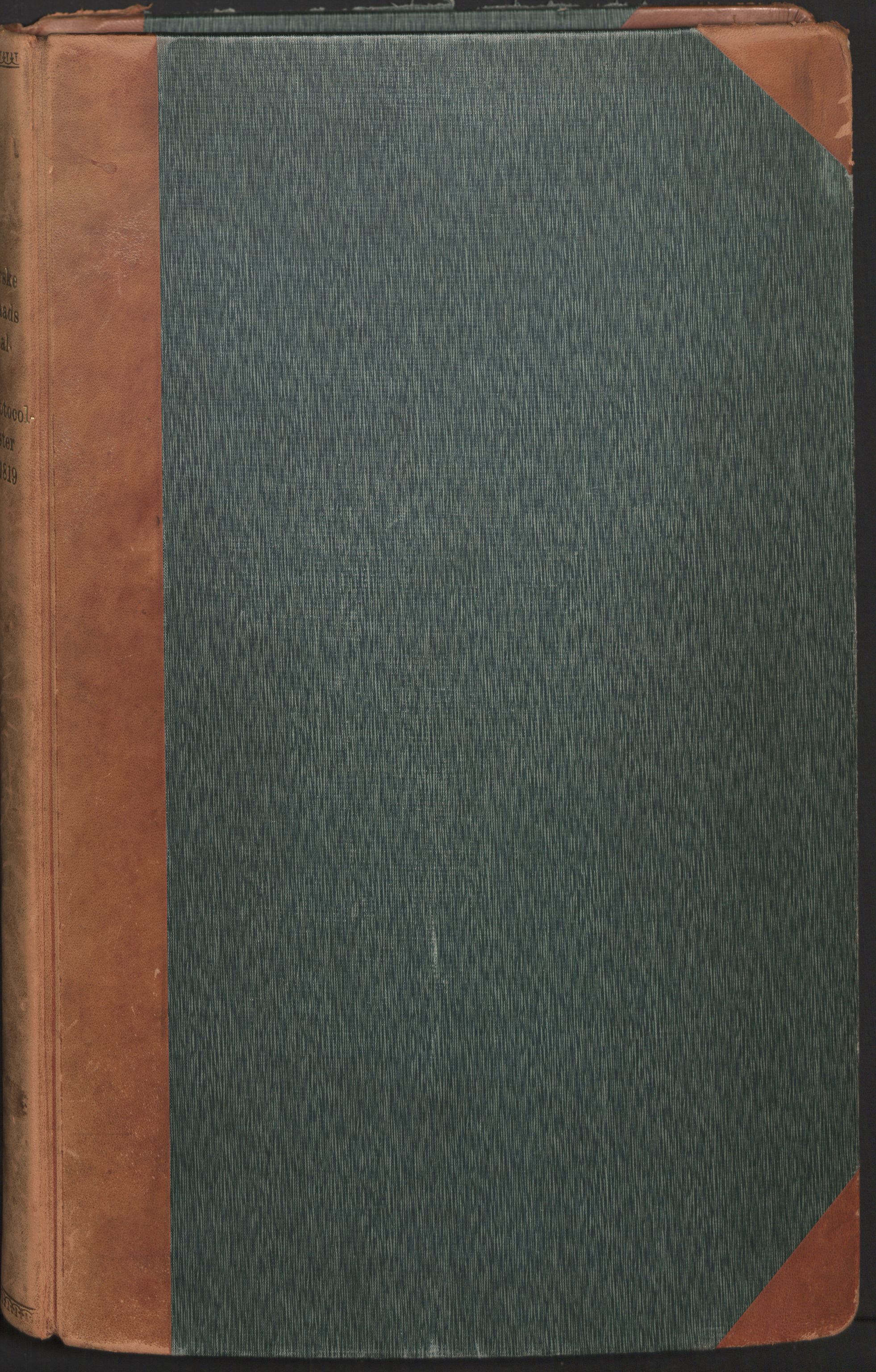 Statsrådsavdelingen i Stockholm, AV/RA-S-1003/C/Ca/L0000: Det norske Statsraads Journal- og Hovedprotokollregister, 1814-1819