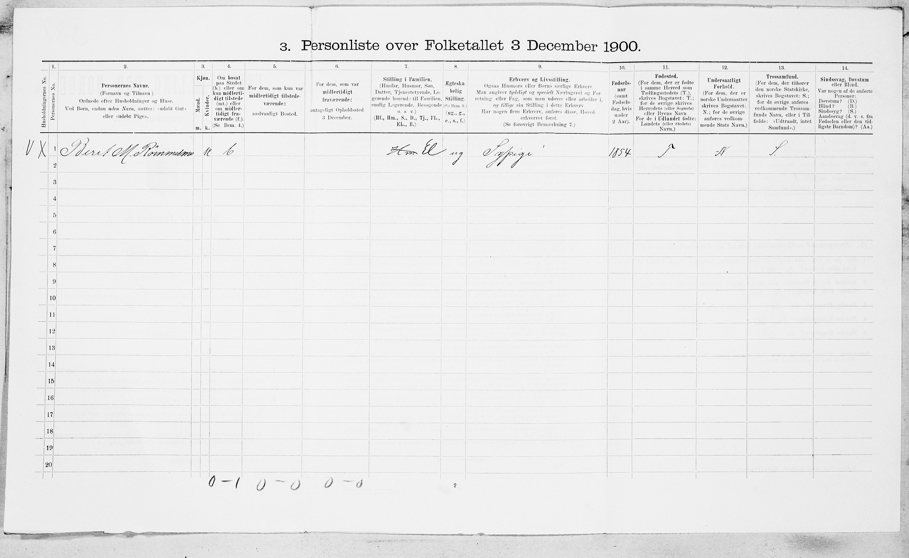 SAT, Folketelling 1900 for 1638 Orkdal herred, 1900, s. 646