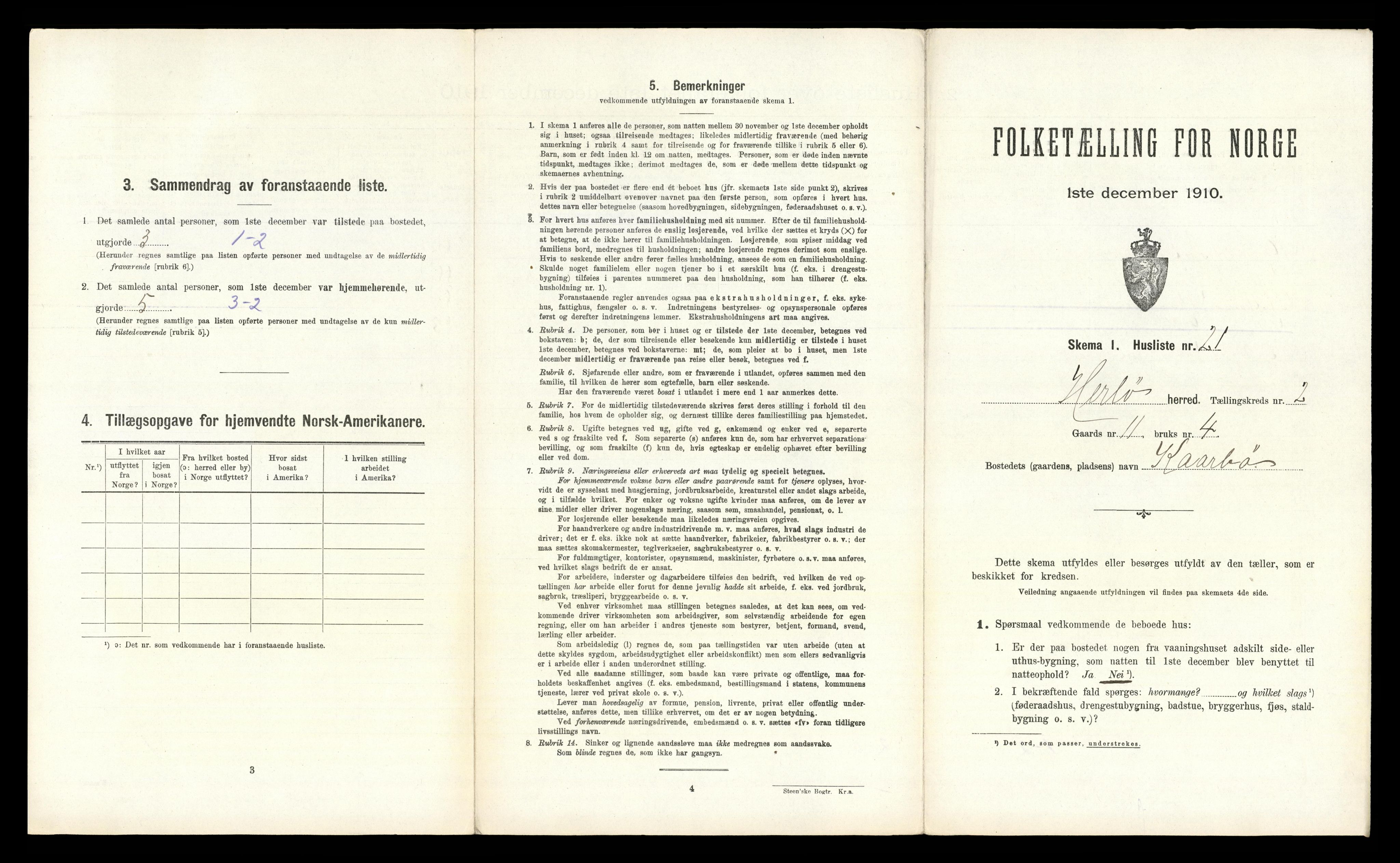RA, Folketelling 1910 for 1258 Herdla herred, 1910, s. 232