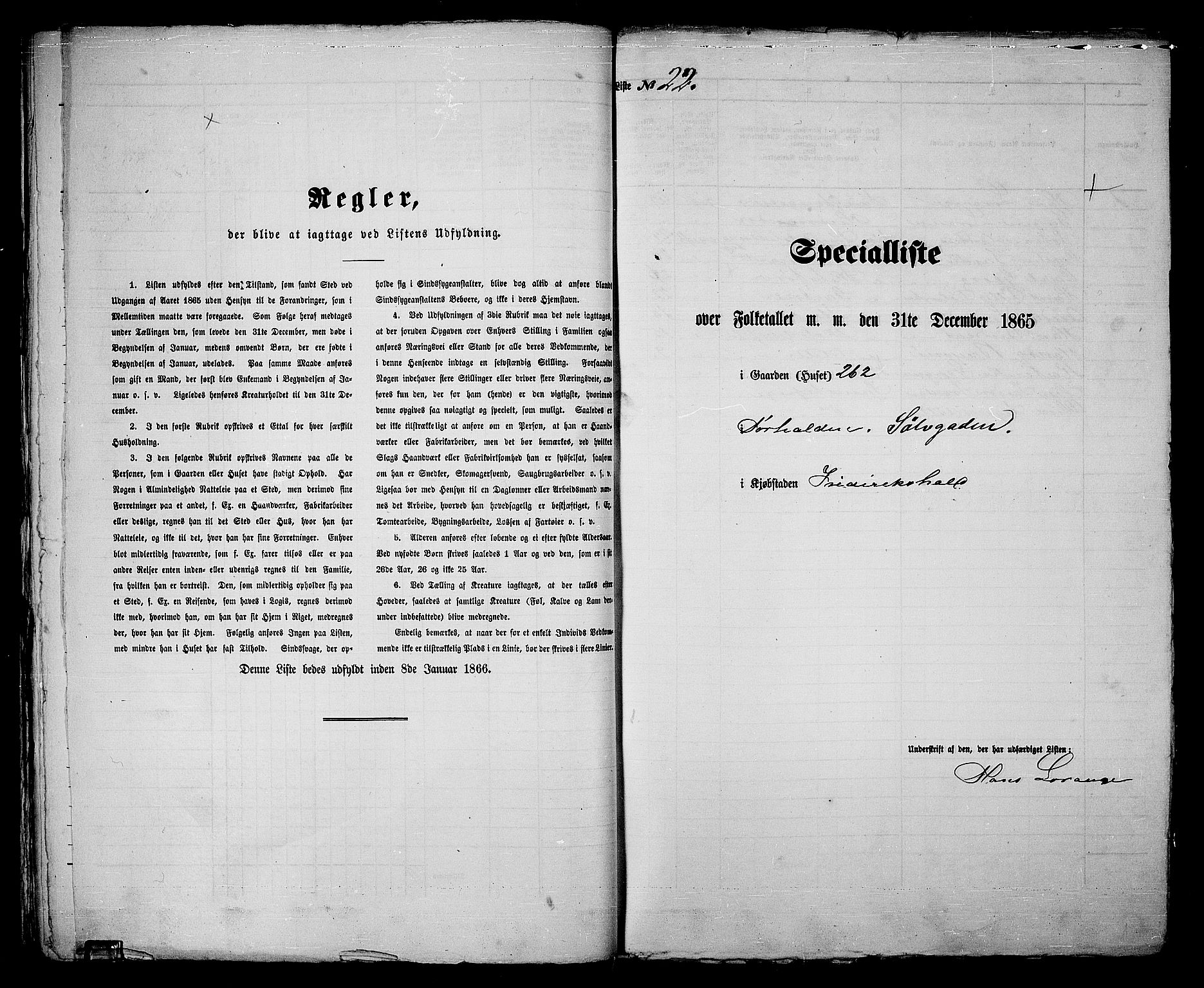 RA, Folketelling 1865 for 0101P Fredrikshald prestegjeld, 1865, s. 48