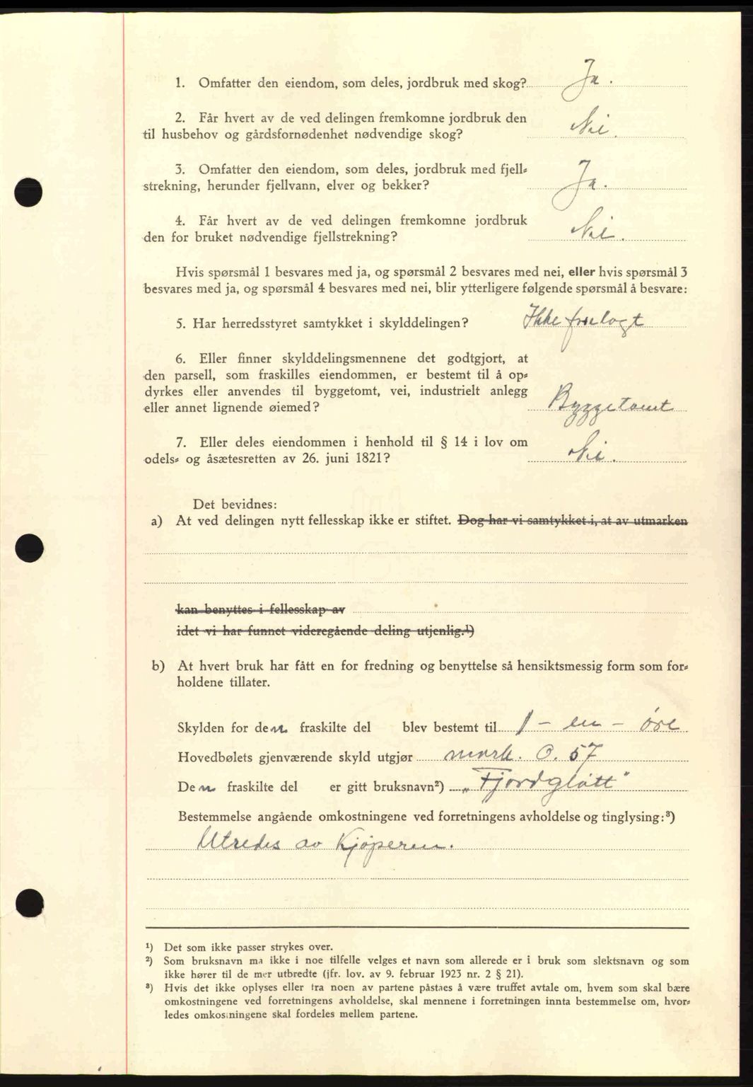 Nordmøre sorenskriveri, SAT/A-4132/1/2/2Ca: Pantebok nr. A90, 1941-1941, Dagboknr: 846/1941