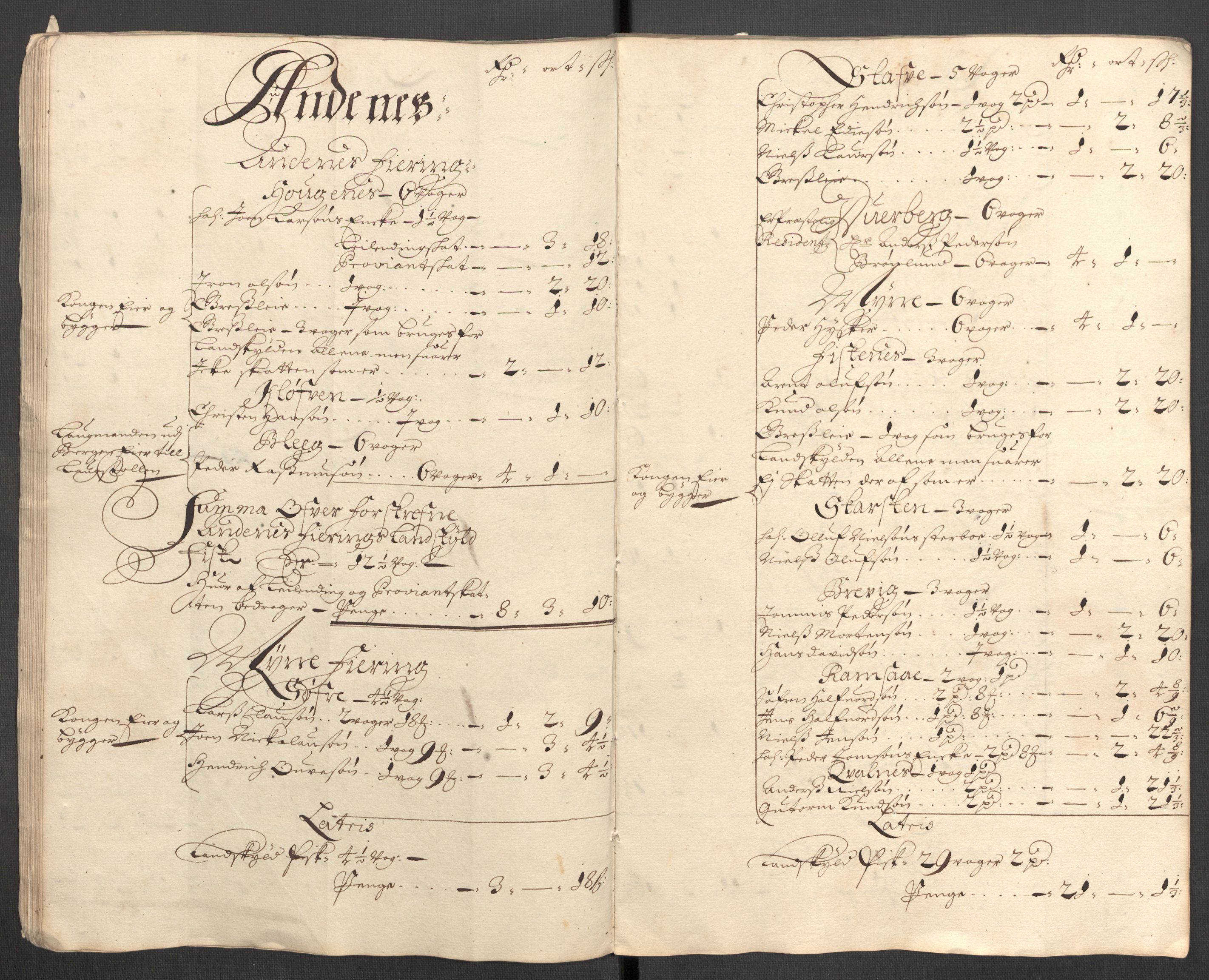 Rentekammeret inntil 1814, Reviderte regnskaper, Fogderegnskap, AV/RA-EA-4092/R67/L4678: Fogderegnskap Vesterålen, Andenes og Lofoten, 1696-1708, s. 211