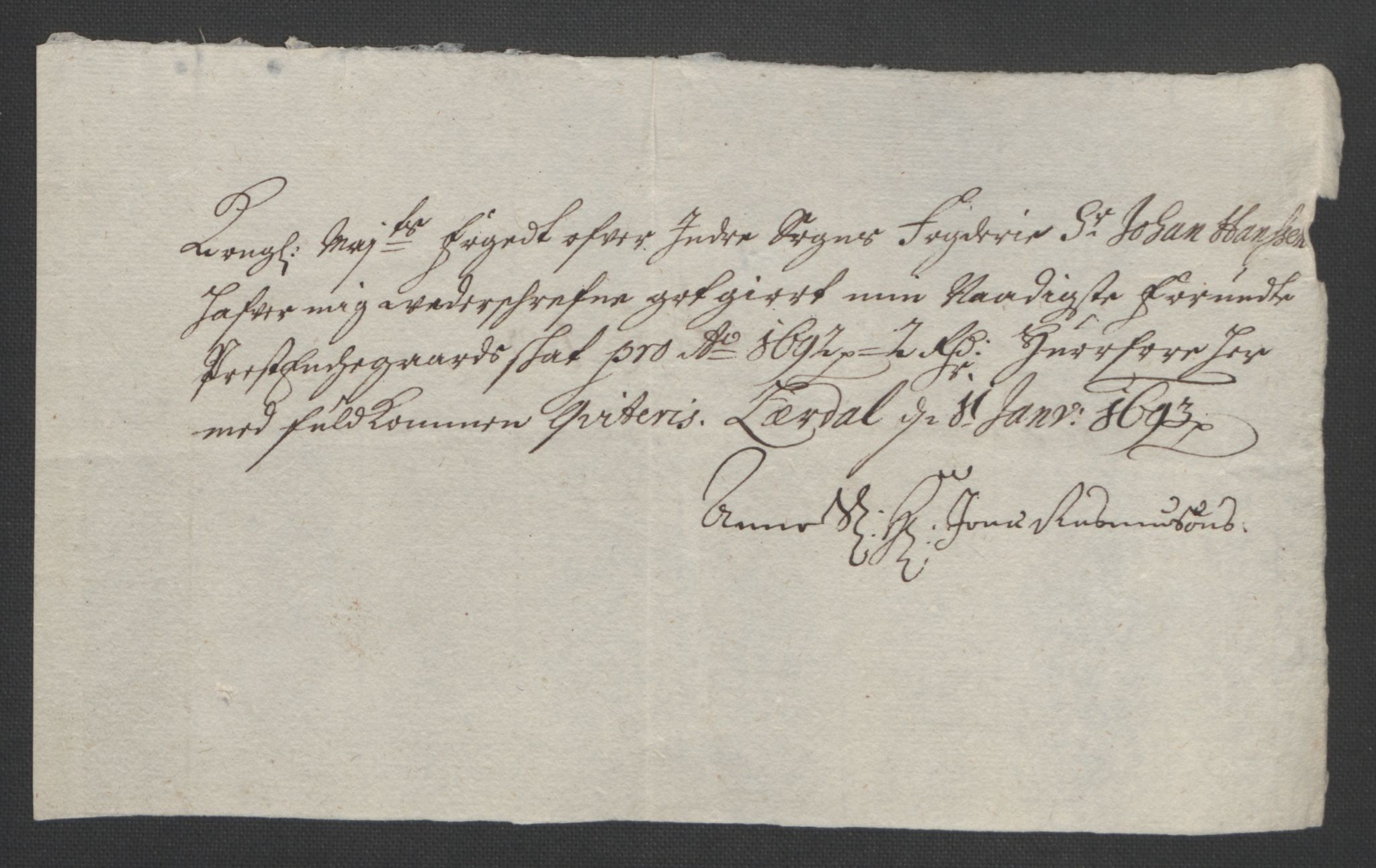 Rentekammeret inntil 1814, Reviderte regnskaper, Fogderegnskap, AV/RA-EA-4092/R52/L3306: Fogderegnskap Sogn, 1691-1692, s. 260
