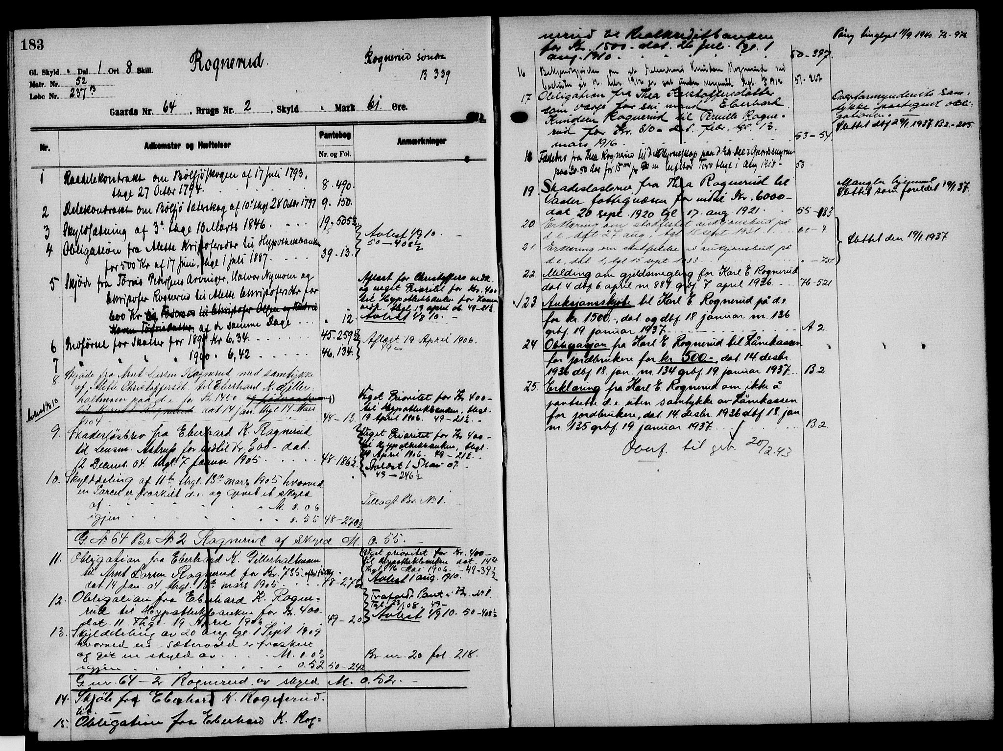 Solør tingrett, AV/SAH-TING-008/H/Ha/Hak/L0005: Panteregister nr. V, 1900-1935, s. 183