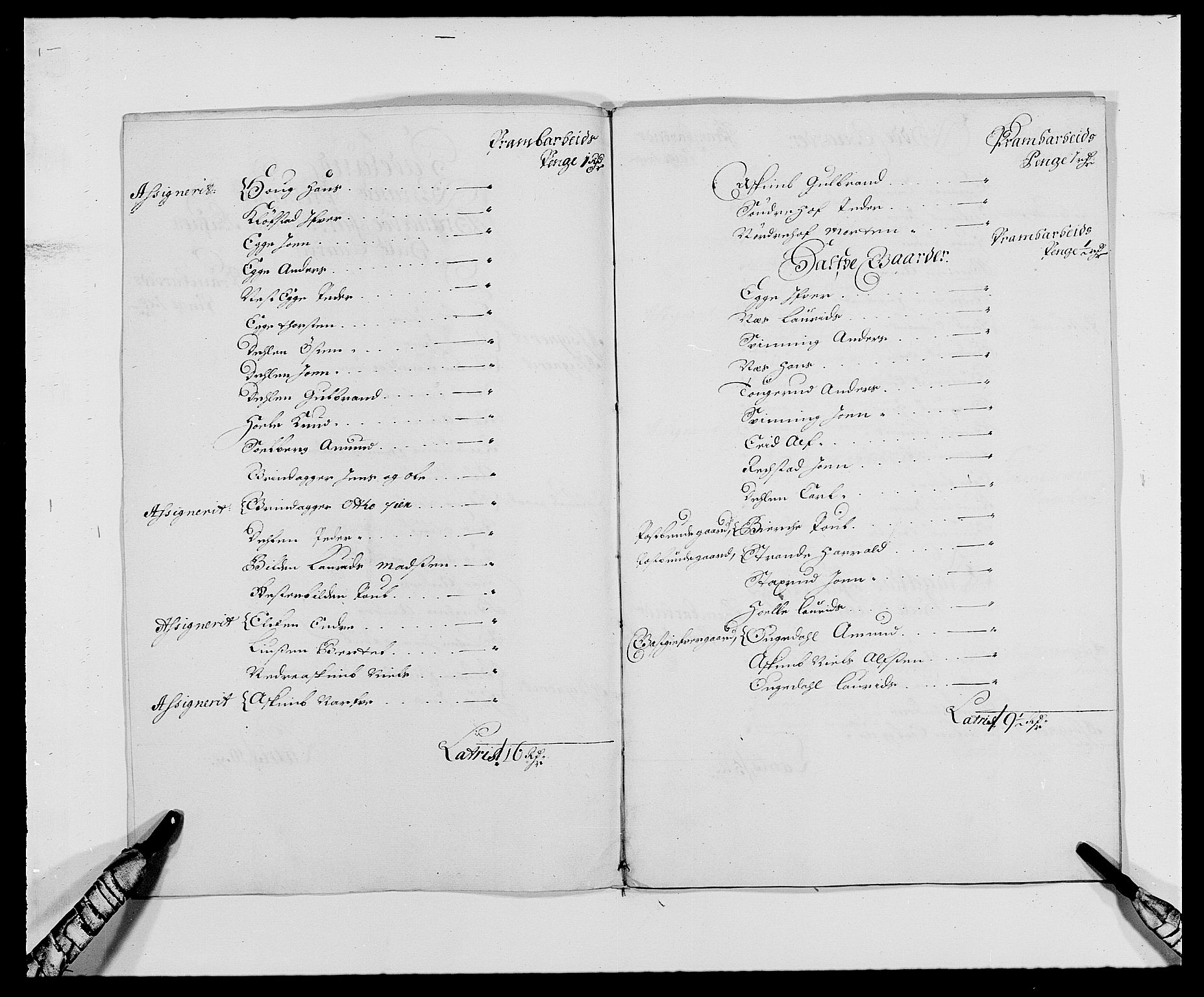 Rentekammeret inntil 1814, Reviderte regnskaper, Fogderegnskap, RA/EA-4092/R18/L1289: Fogderegnskap Hadeland, Toten og Valdres, 1690, s. 211