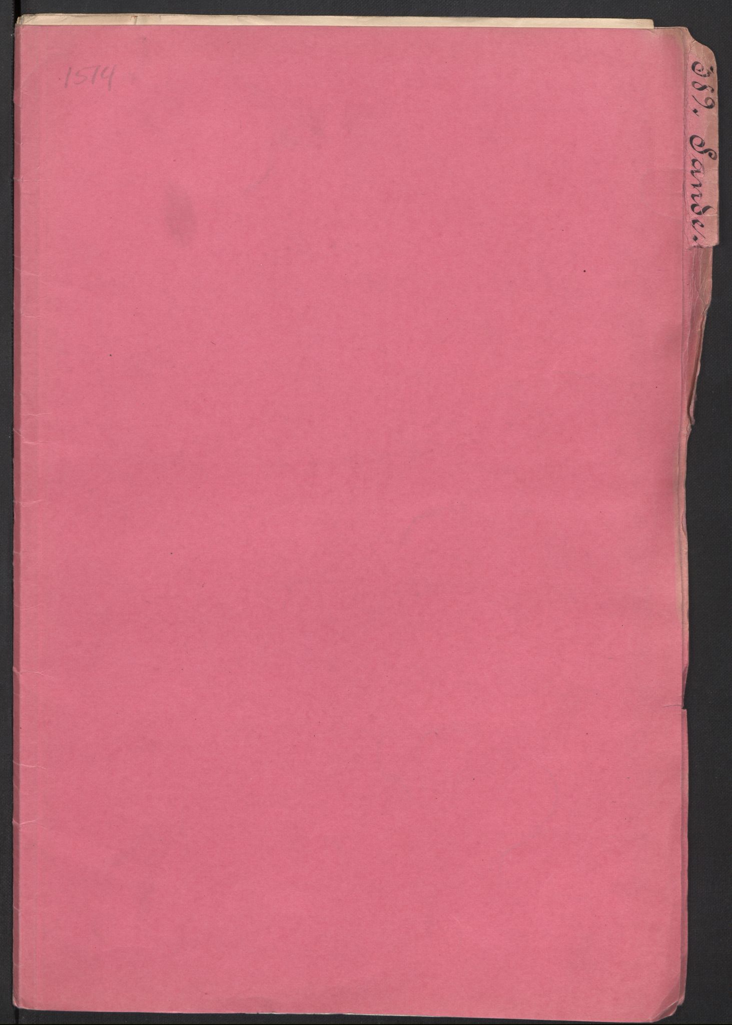 SAT, Folketelling 1920 for 1514 Sande herred, 1920, s. 1