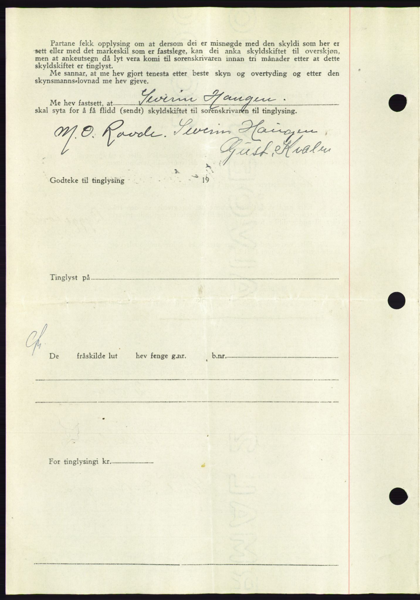 Søre Sunnmøre sorenskriveri, AV/SAT-A-4122/1/2/2C/L0084: Pantebok nr. 10A, 1949-1949, Dagboknr: 1253/1949