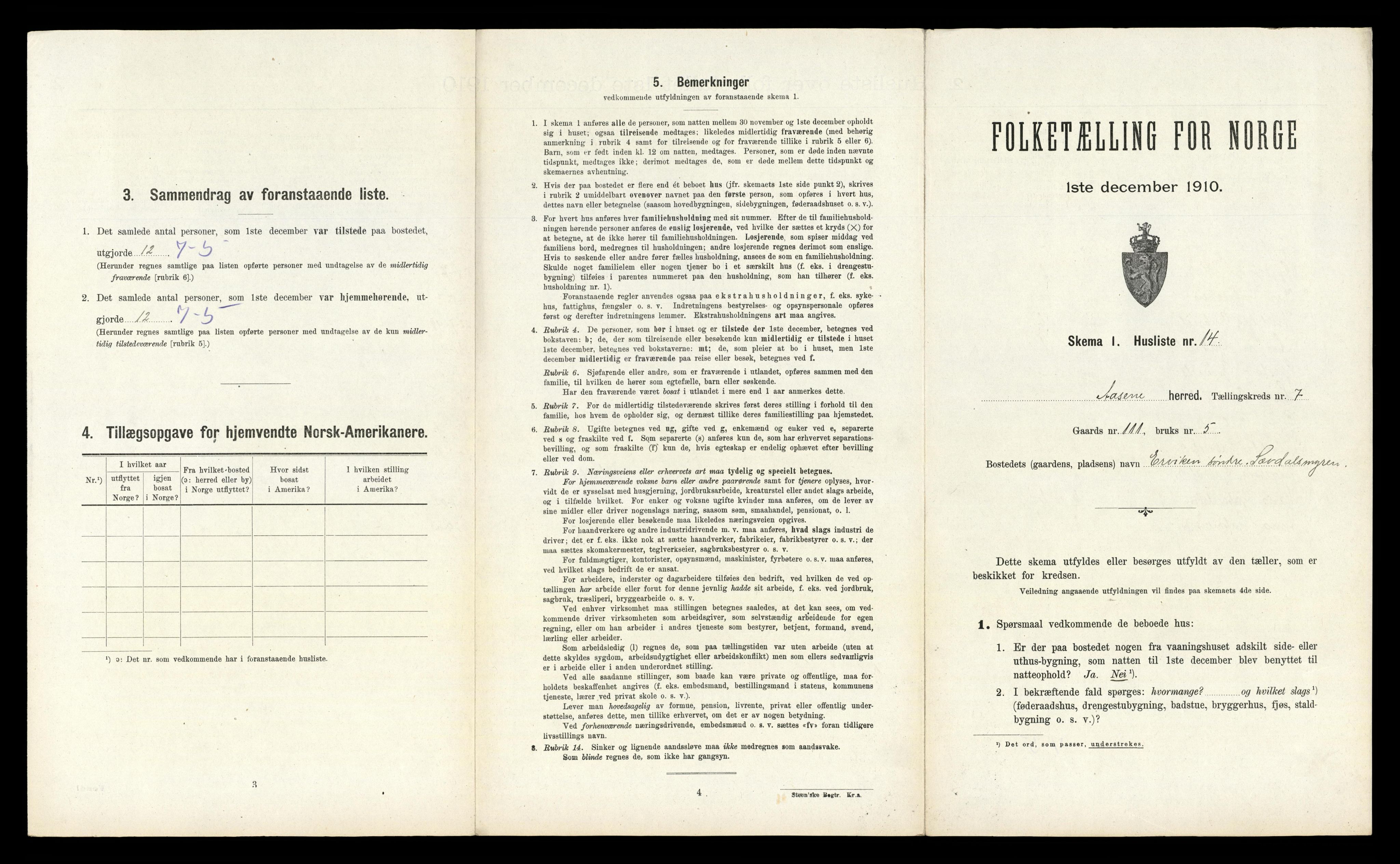 RA, Folketelling 1910 for 1255 Åsane herred, 1910, s. 445