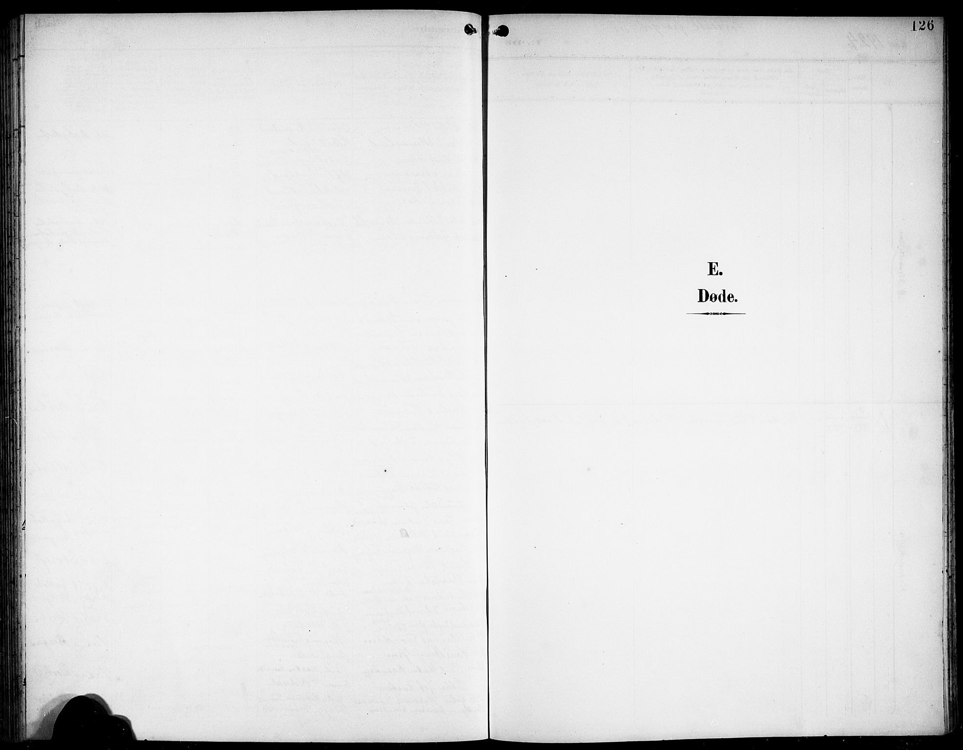 Finnås sokneprestembete, AV/SAB-A-99925/H/Ha/Hab/Haba/L0004: Klokkerbok nr. A 4, 1901-1924, s. 126