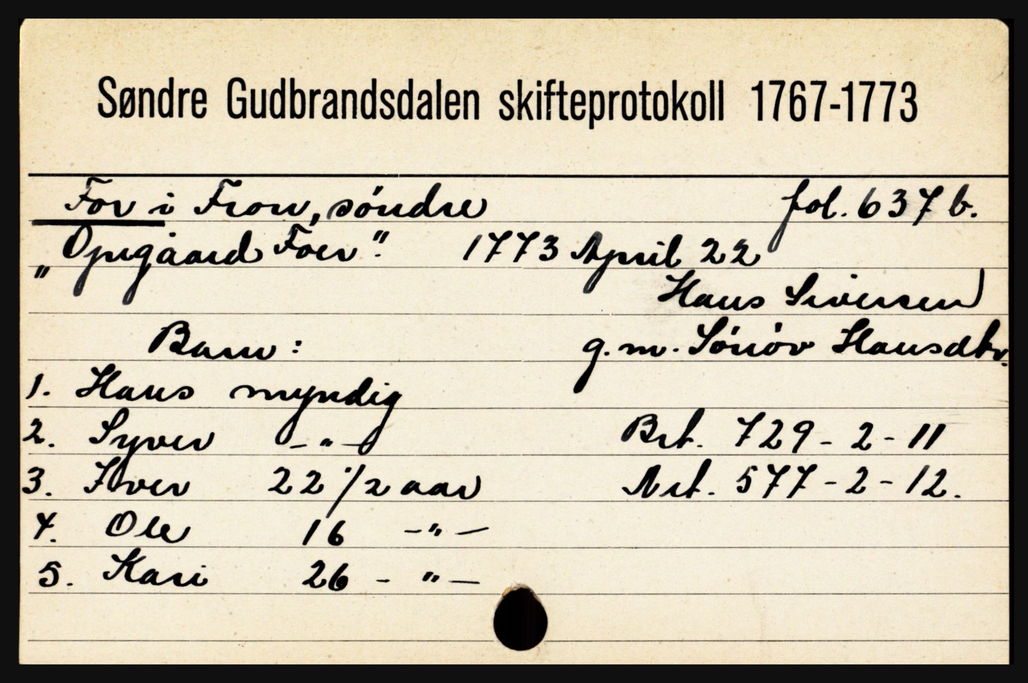 Sør-Gudbrandsdal tingrett, SAH/TING-004/J, 1658-1885, s. 3015