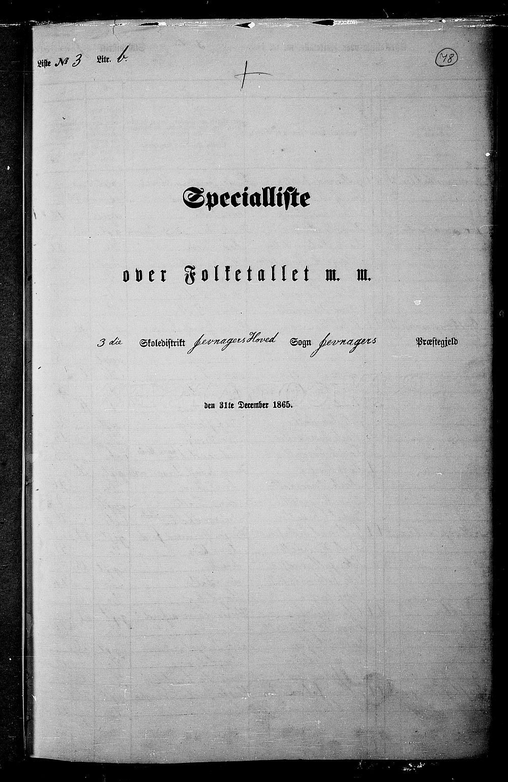 RA, Folketelling 1865 for 0532P Jevnaker prestegjeld, 1865, s. 76