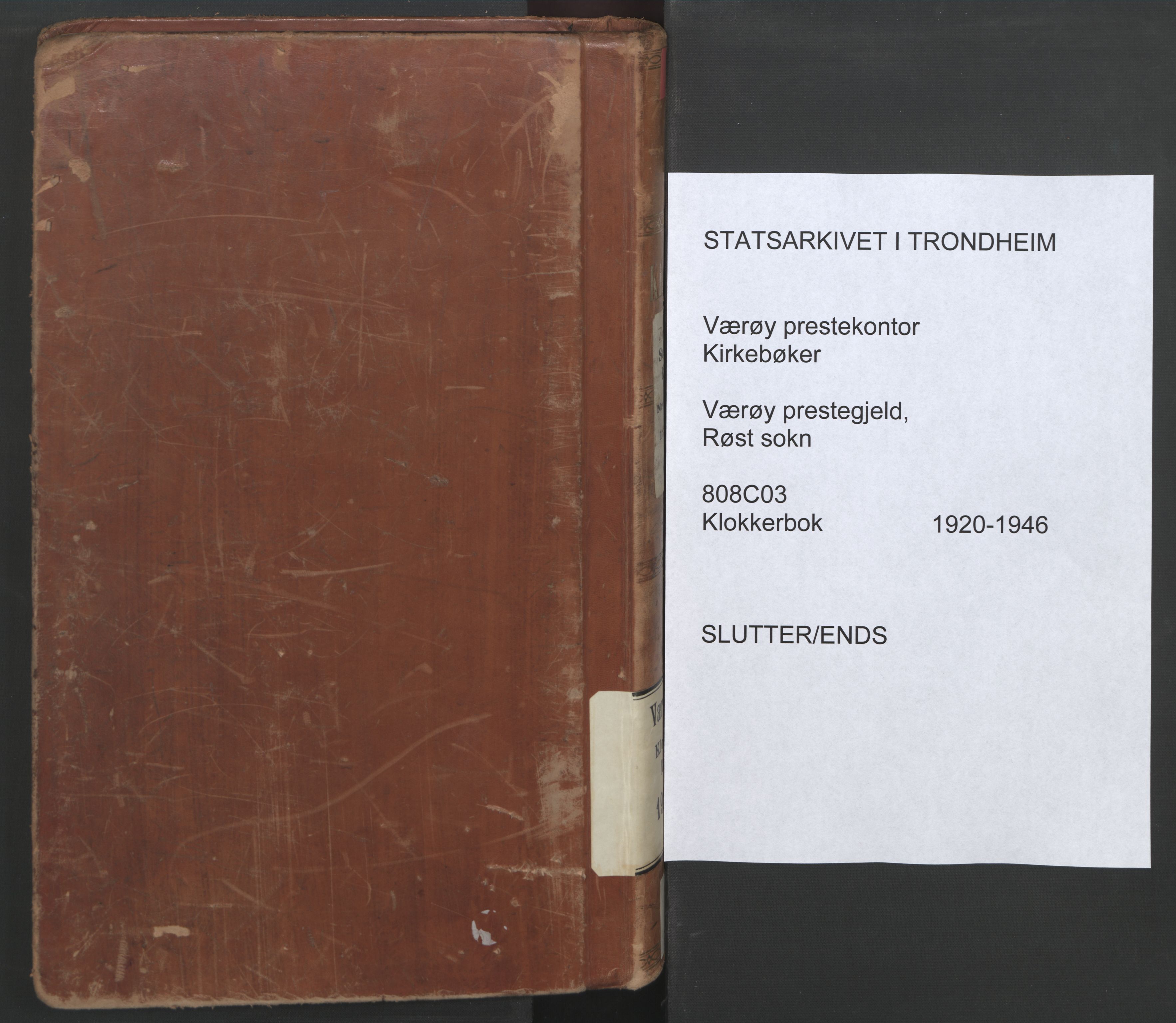 Ministerialprotokoller, klokkerbøker og fødselsregistre - Nordland, SAT/A-1459/808/L0132: Klokkerbok nr. 808C03, 1920-1946, s. 183