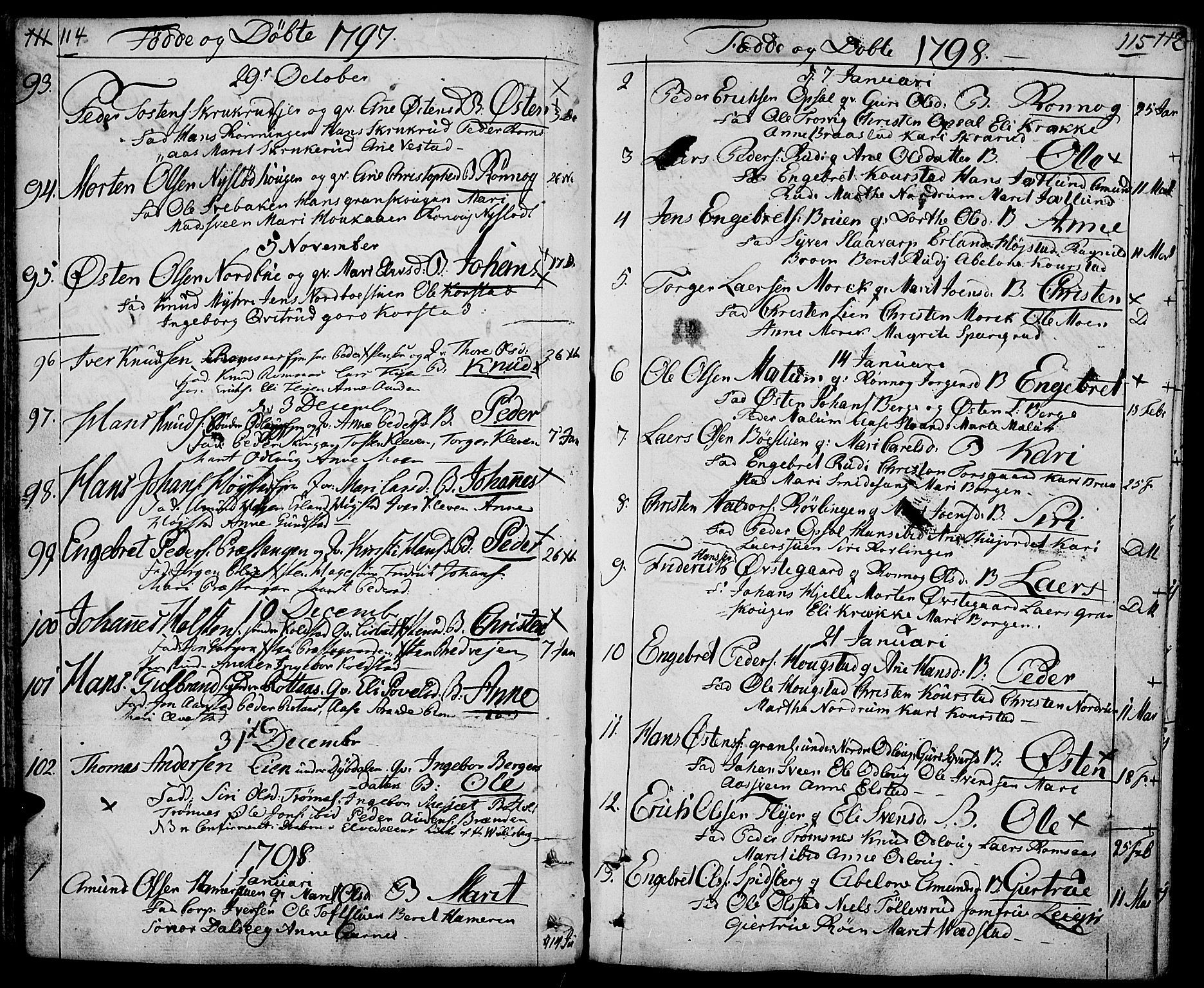 Ringebu prestekontor, AV/SAH-PREST-082/H/Ha/Haa/L0003: Ministerialbok nr. 3, 1781-1820, s. 114-115