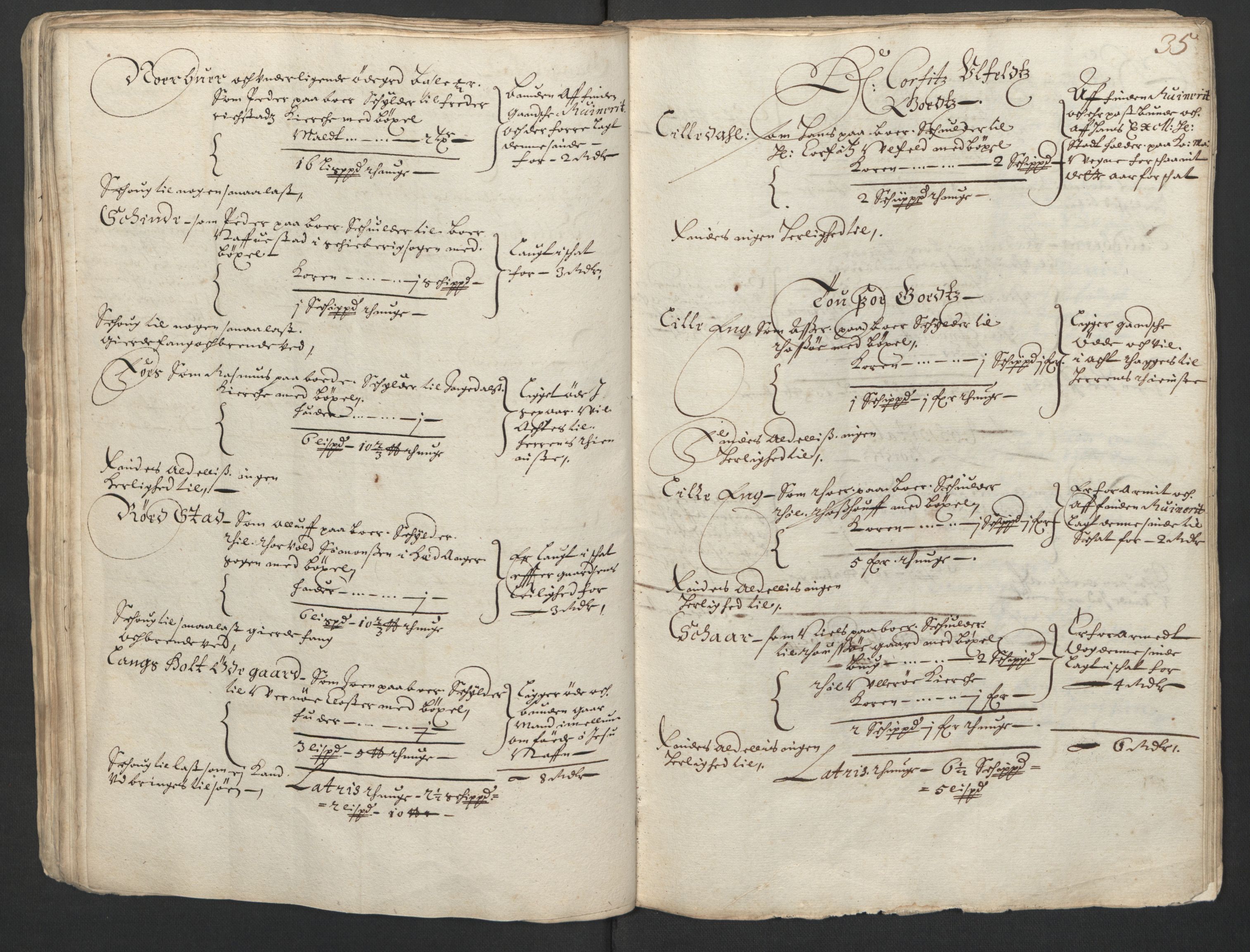 Rentekammeret inntil 1814, Realistisk ordnet avdeling, AV/RA-EA-4070/L/L0003/0003: Fredrikstad lagdømme: / Skatteligning for Verne kloster len, foretatt av Landkommisjonens medlemmer for Fredrikstad lagdømme., 1661, s. 34b-35a