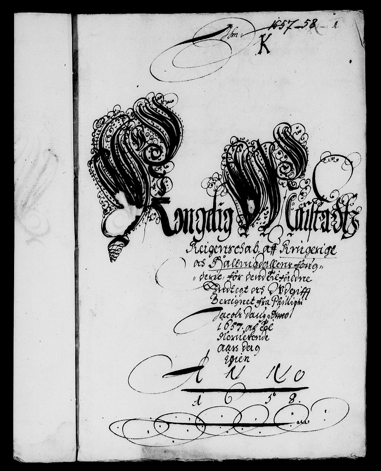 Rentekammeret inntil 1814, Reviderte regnskaper, Lensregnskaper, AV/RA-EA-5023/R/Rb/Rba/L0241: Akershus len, 1657-1658