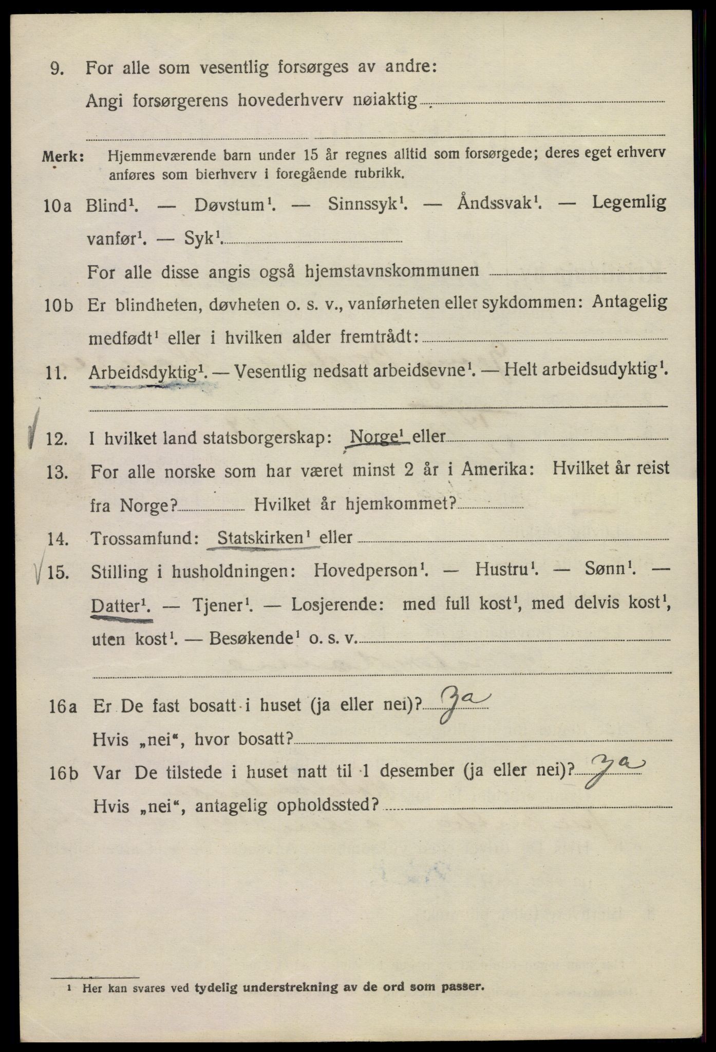 SAO, Folketelling 1920 for 0301 Kristiania kjøpstad, 1920, s. 391058