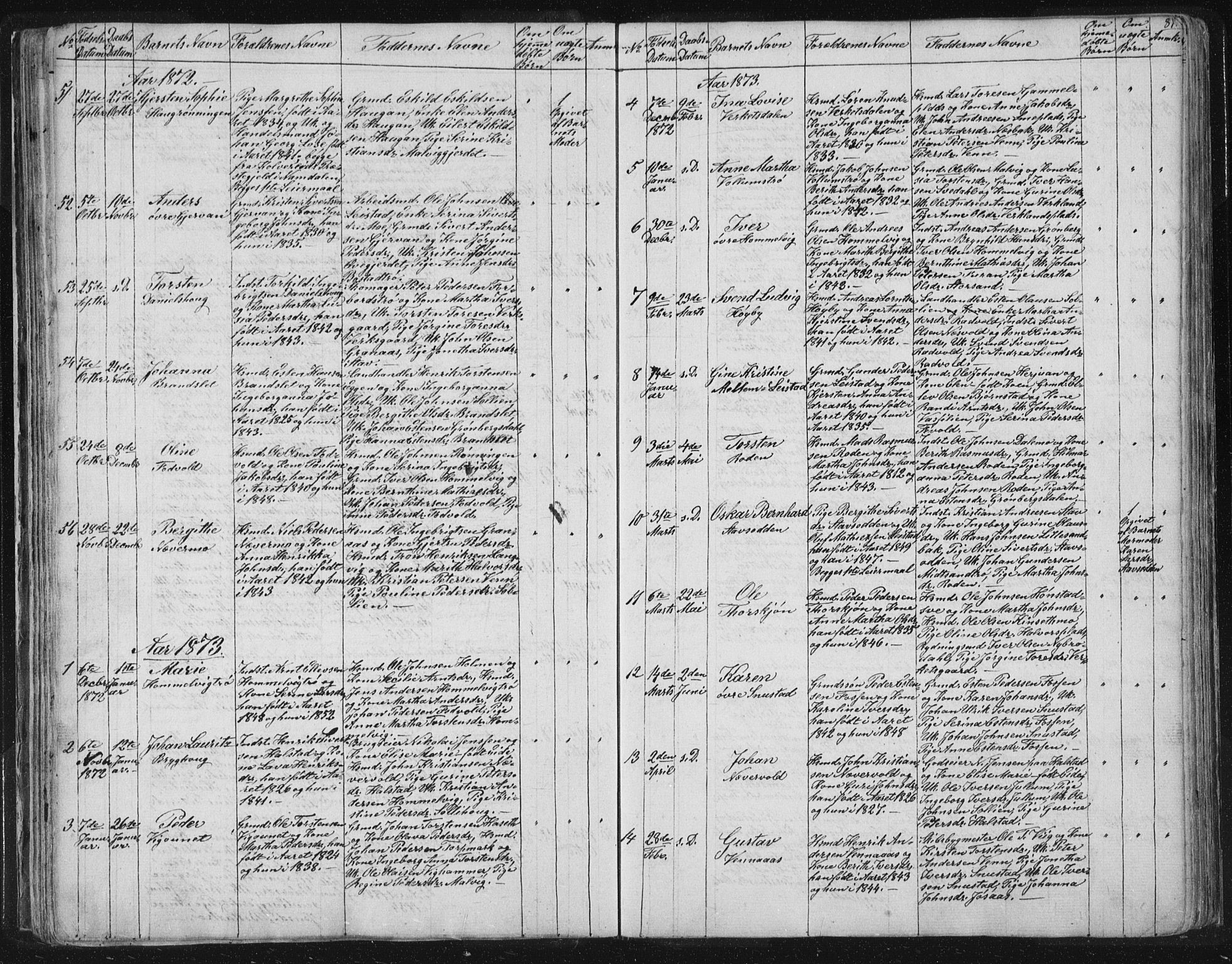 Ministerialprotokoller, klokkerbøker og fødselsregistre - Sør-Trøndelag, SAT/A-1456/616/L0406: Ministerialbok nr. 616A03, 1843-1879, s. 81